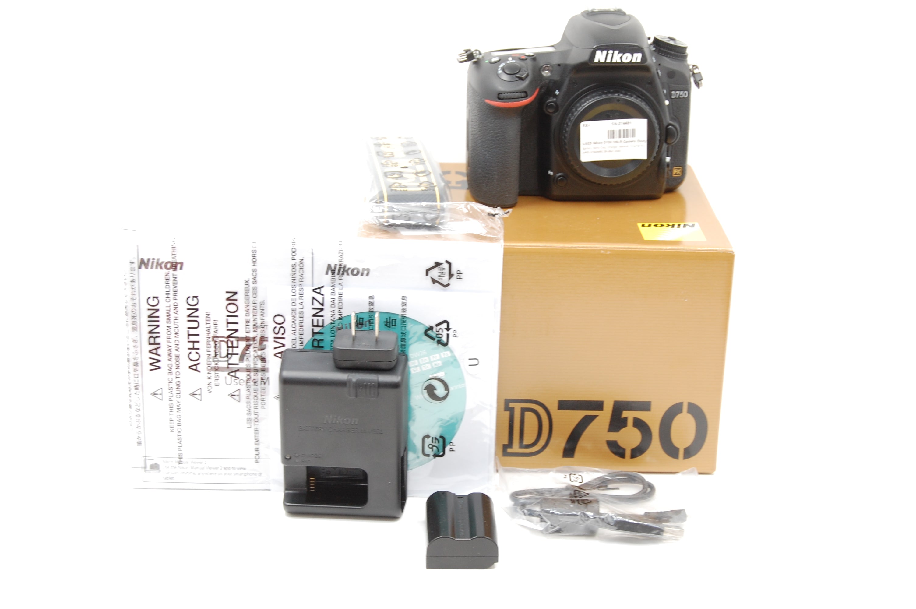 USED Nikon D750 DSLR Camera (Body Only)