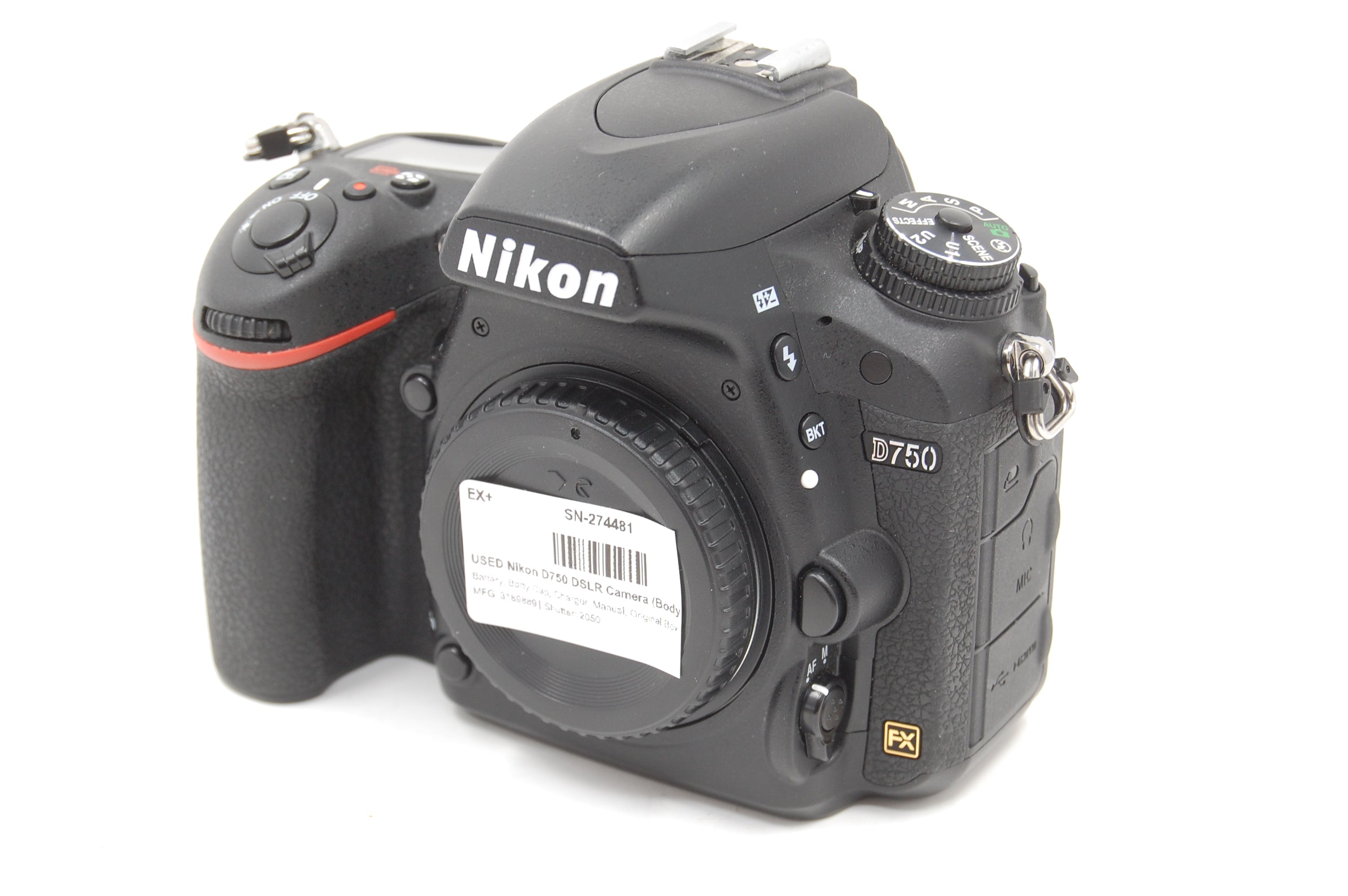 USED Nikon D750 DSLR Camera (Body Only)
