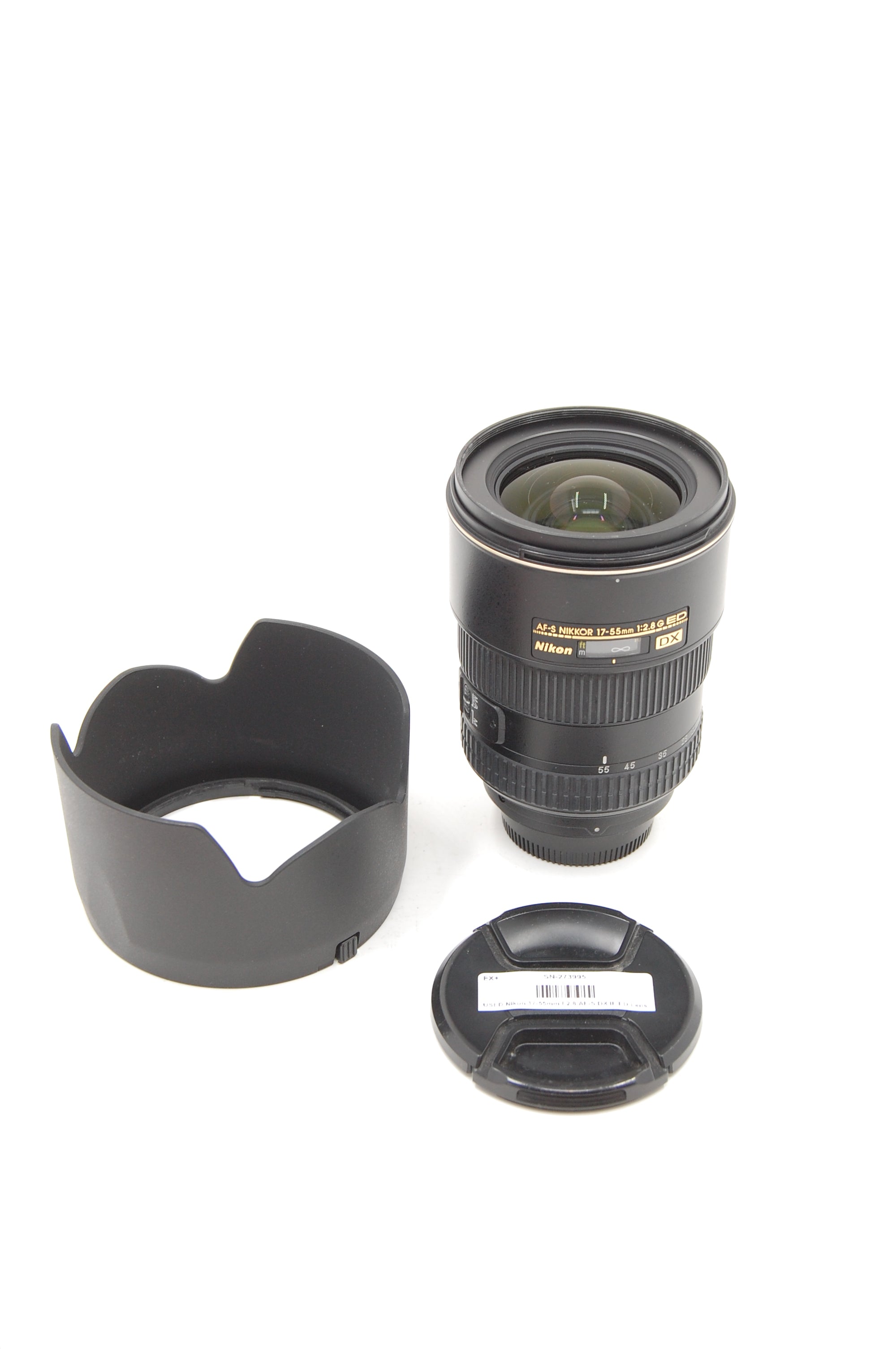 USED Nikon 17-55mm F2.8 AF-S DX IF ED Lens