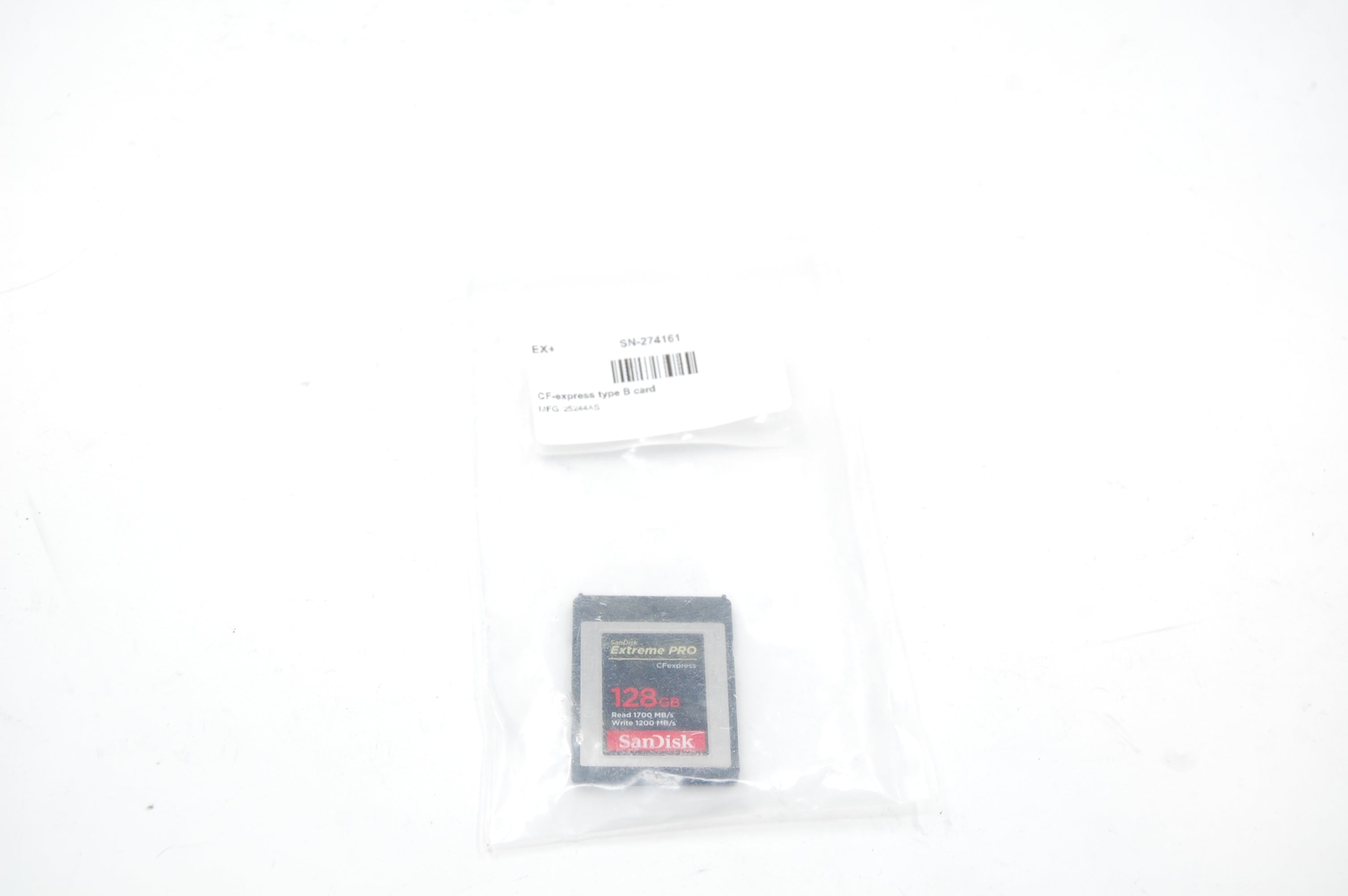 USED SanDisk 128GB Extreme PRO CFexpress Type B Memory Card