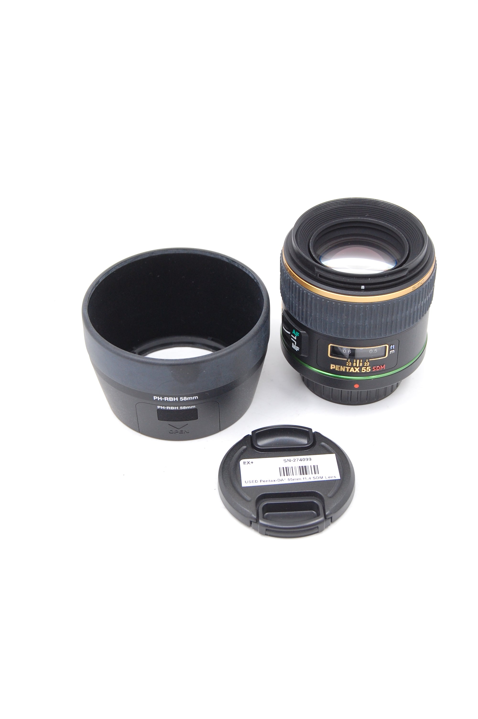 USED Pentax-DA* 55mm f1.4 SDM Lens