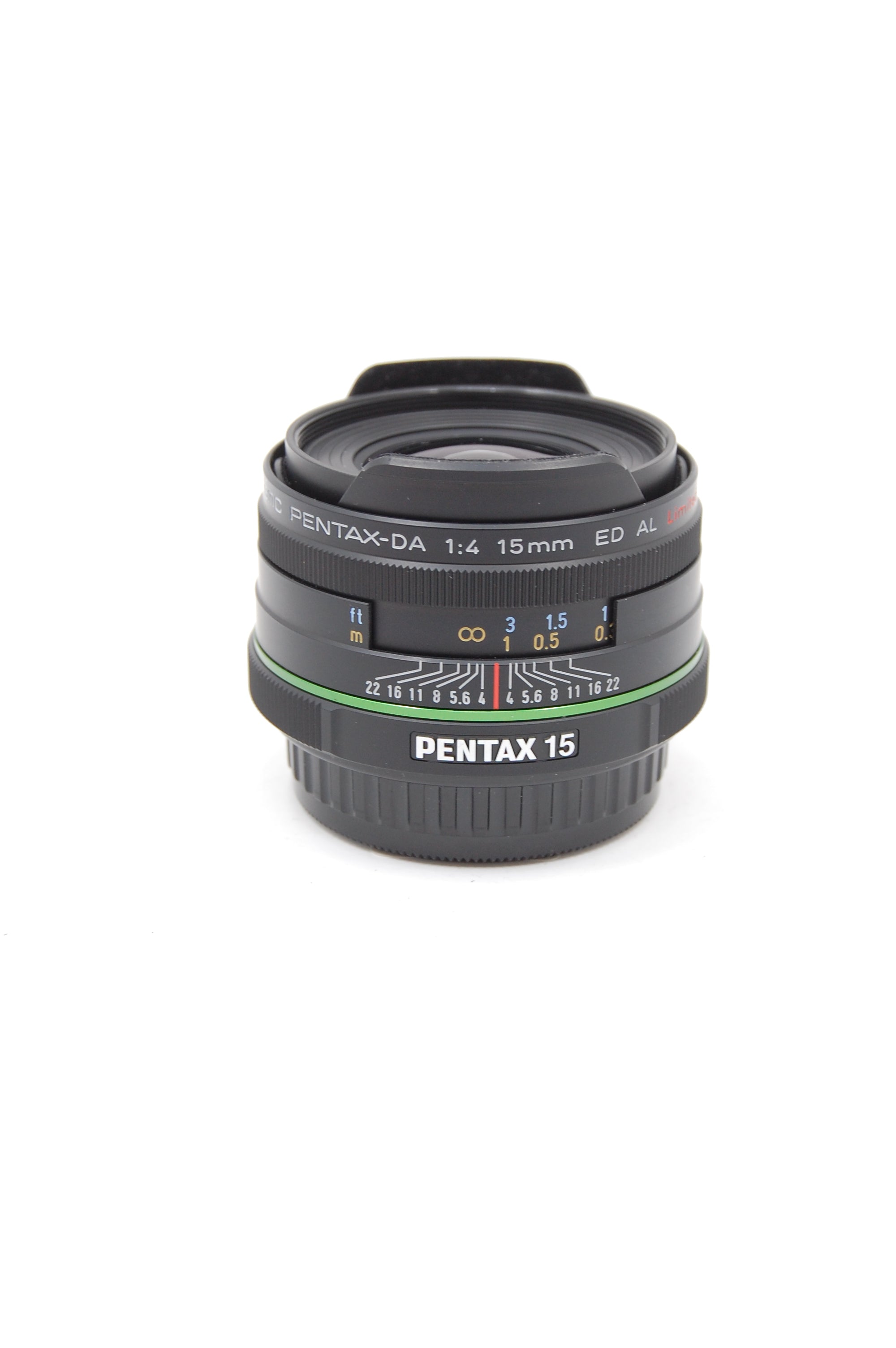 USED Pentax-DA 15mm f4 ED AL Limited PK Lens