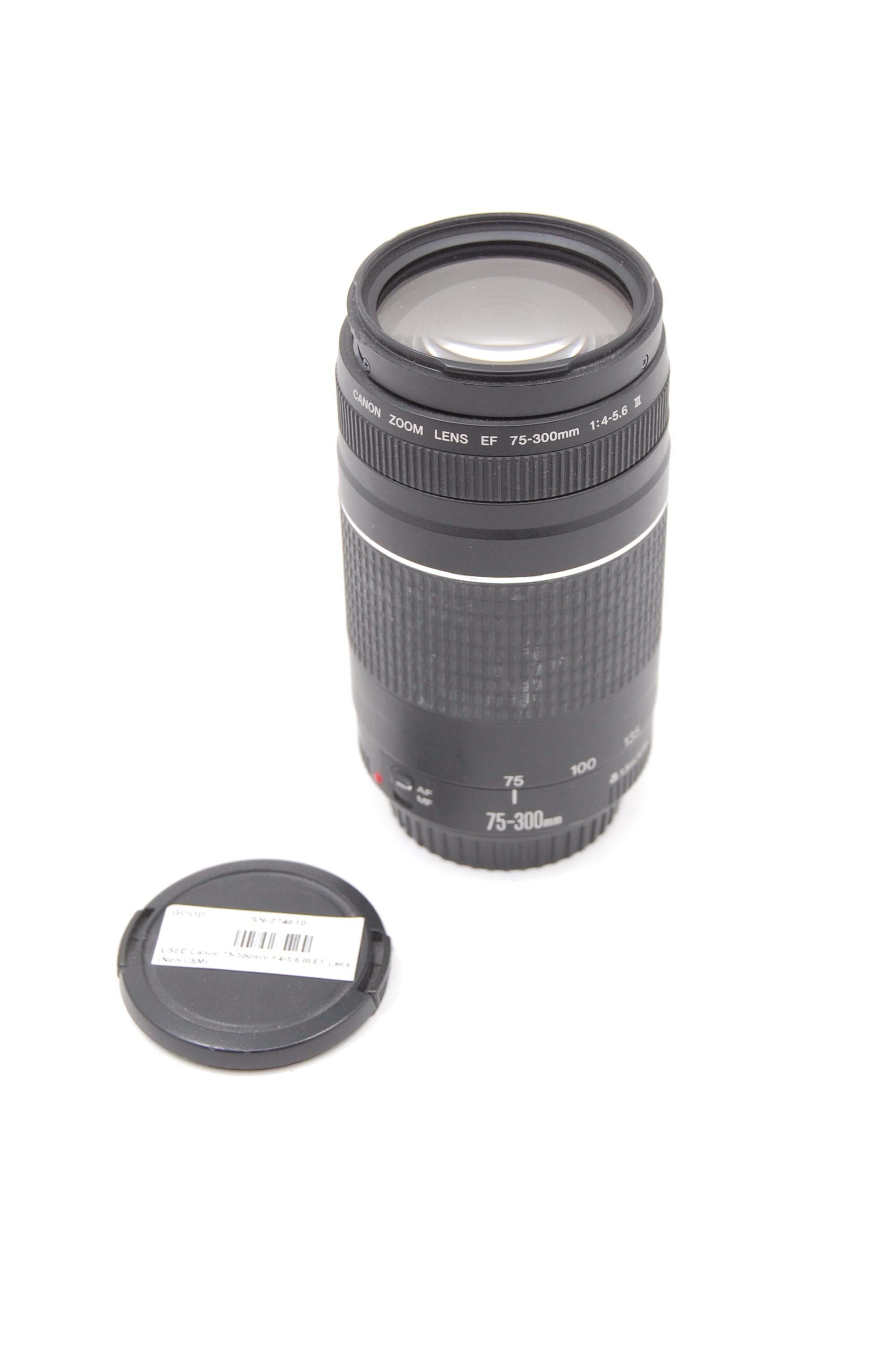 USED Canon 75-300mm F4-5.6 III EF Lens (Non-USM)