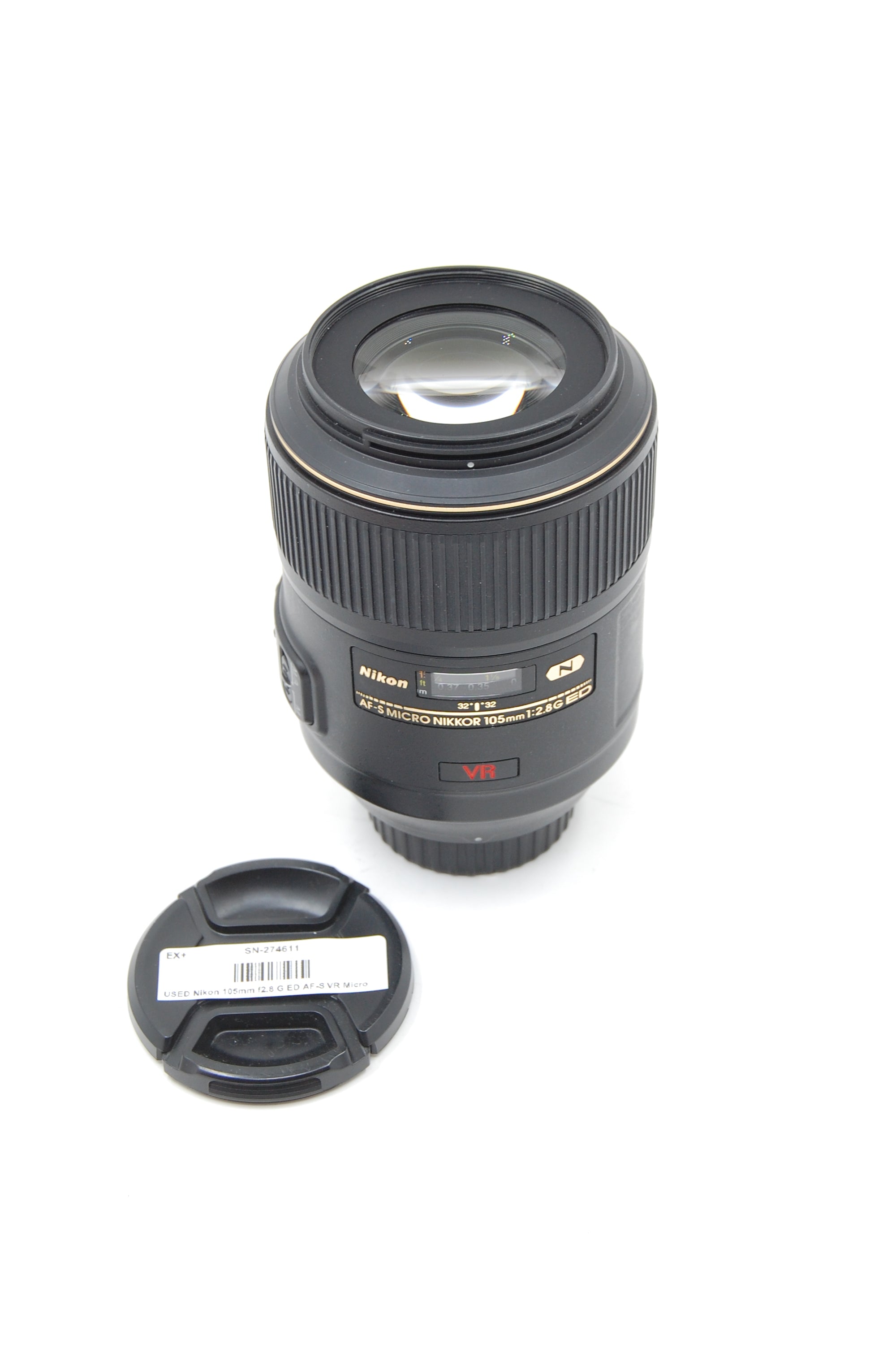 USED Nikon 105mm f2.8 G ED AF-S VR Micro Lens