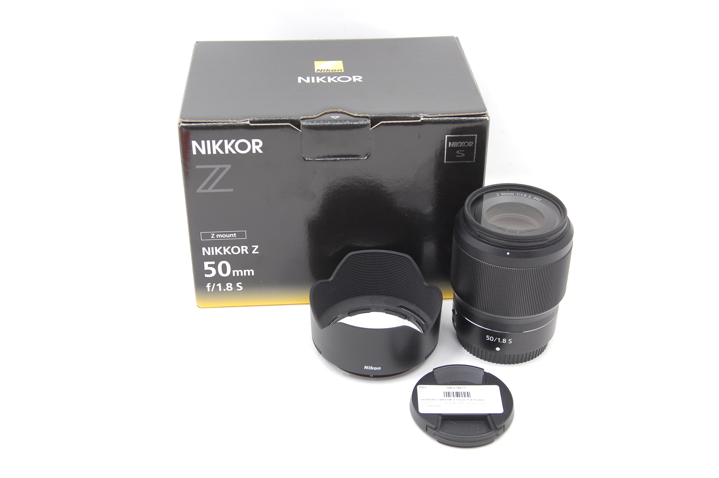 Used Nikon NIKKOR Z 50mm f1.8 S Lens