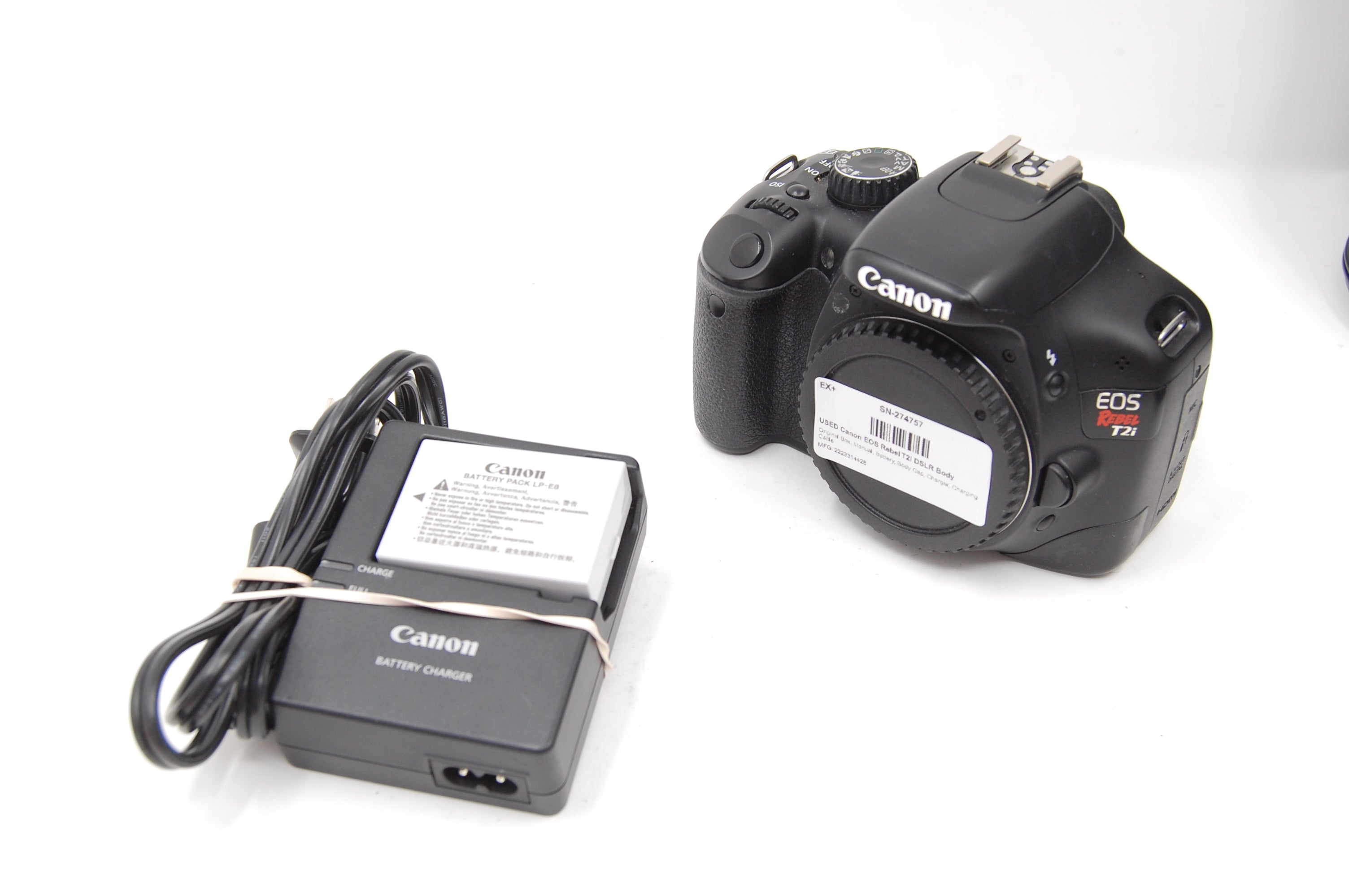 USED Canon EOS Rebel T2i DSLR Body