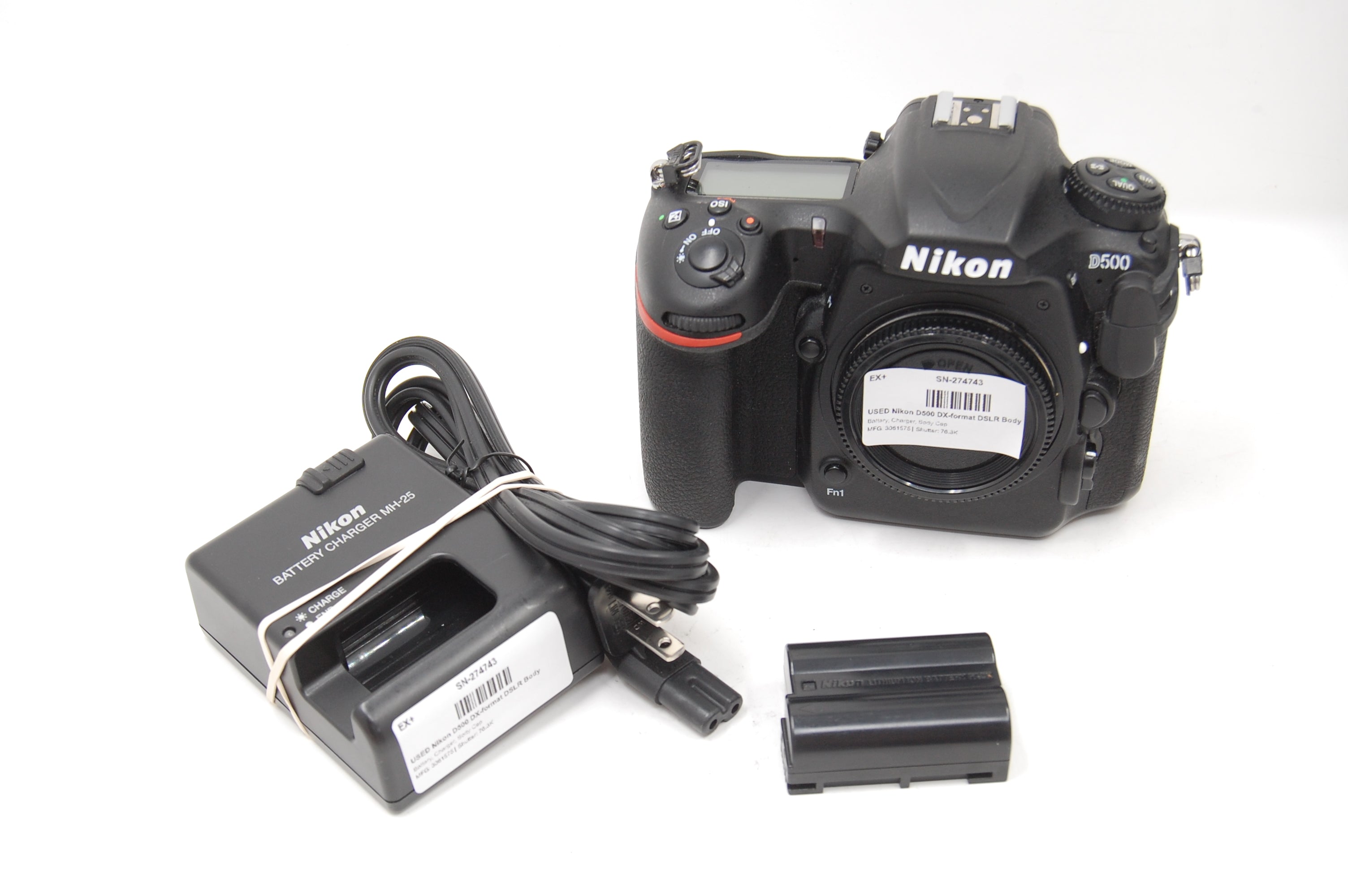 USED Nikon D500 DX-format DSLR Body