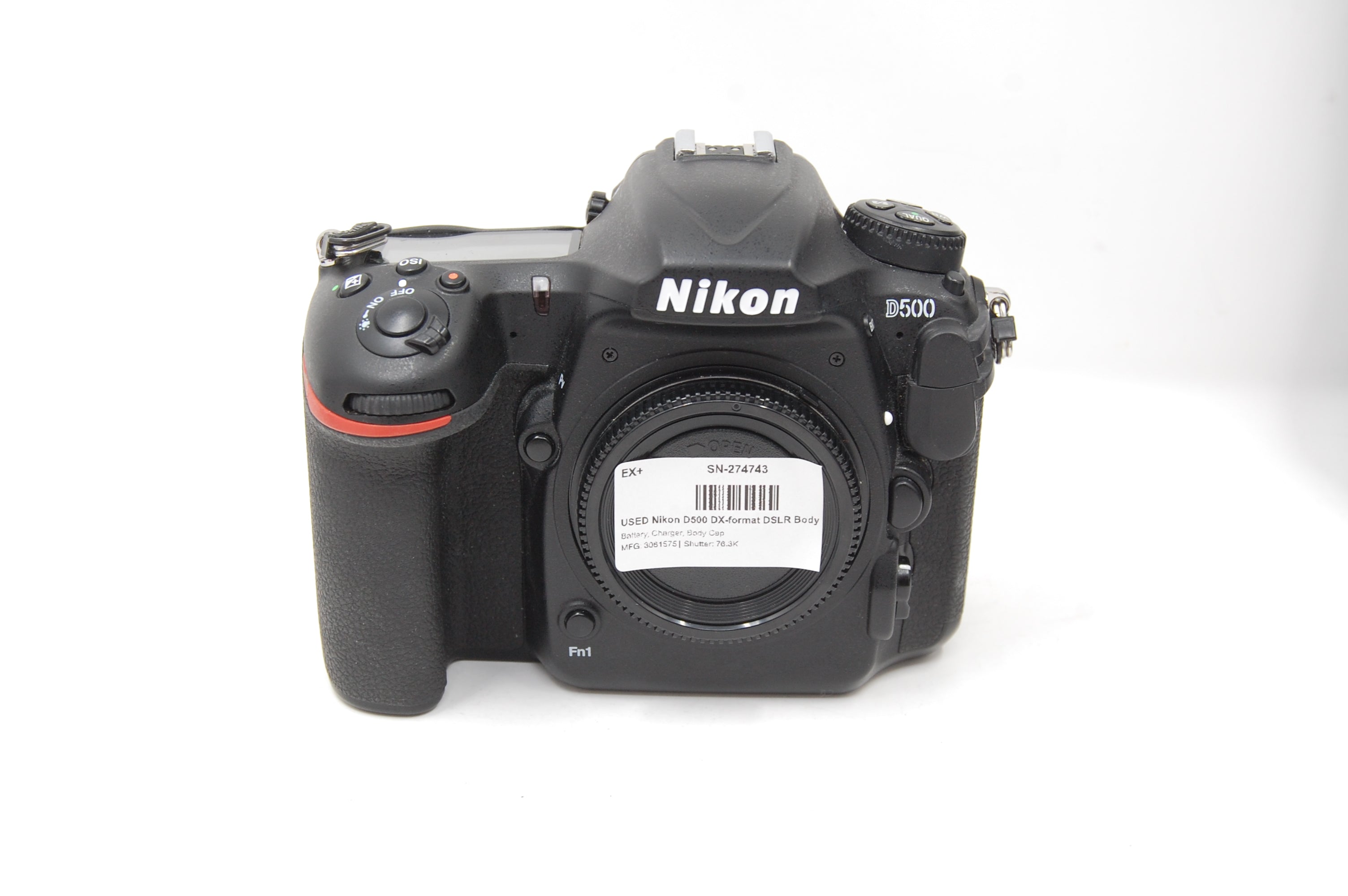 USED Nikon D500 DX-format DSLR Body