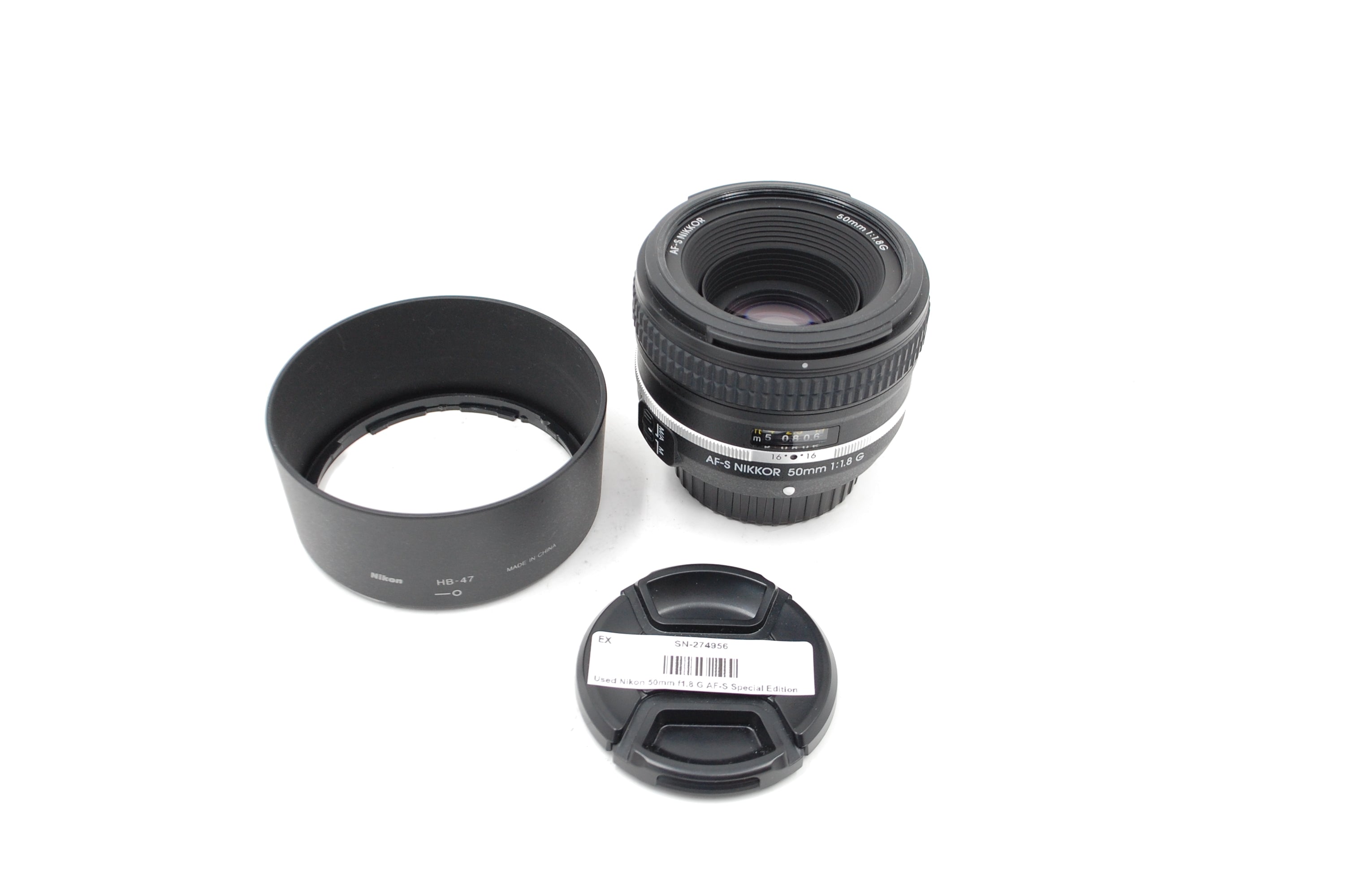 Used Nikon 50mm f1.8 G AF-S Special Edition Lens