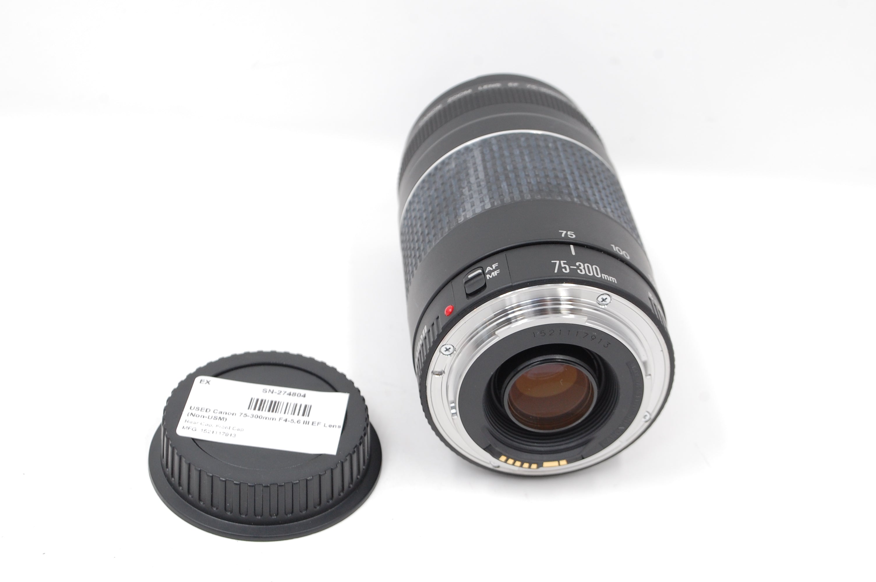 USED Canon 75-300mm F4-5.6 III EF Lens (Non-USM)