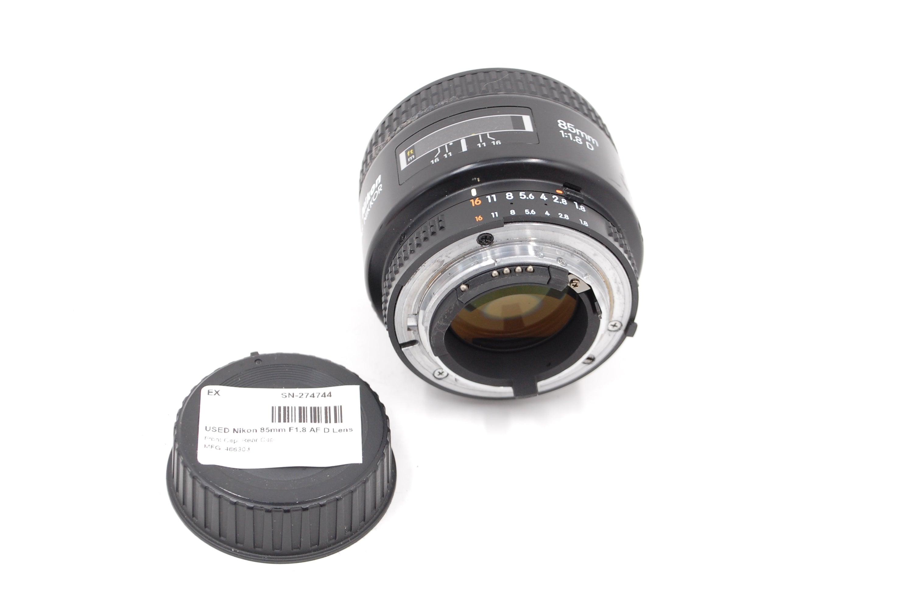 USED Nikon 85mm F1.8 AF D Lens