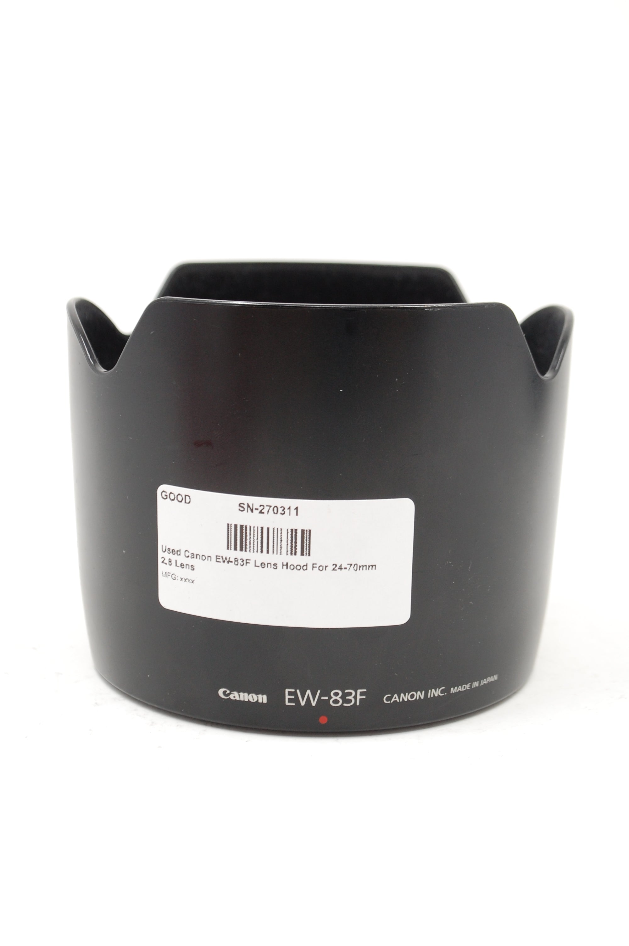 Used Canon EW-83F Lens Hood For 24-70mm 2.8 Lens