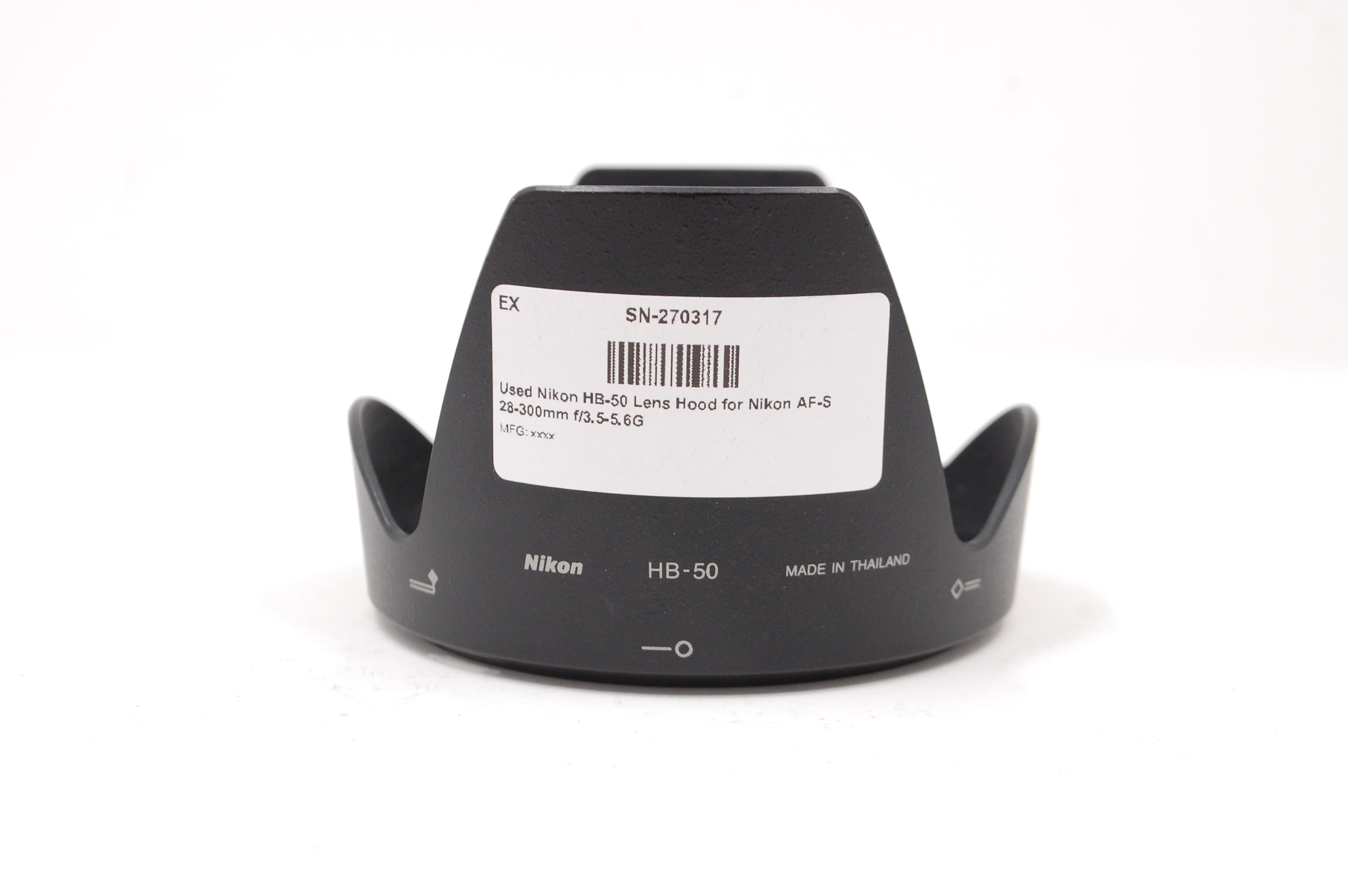 Used Nikon HB-50 Lens Hood for Nikon AF-S 28-300mm f/3.5-5.6G