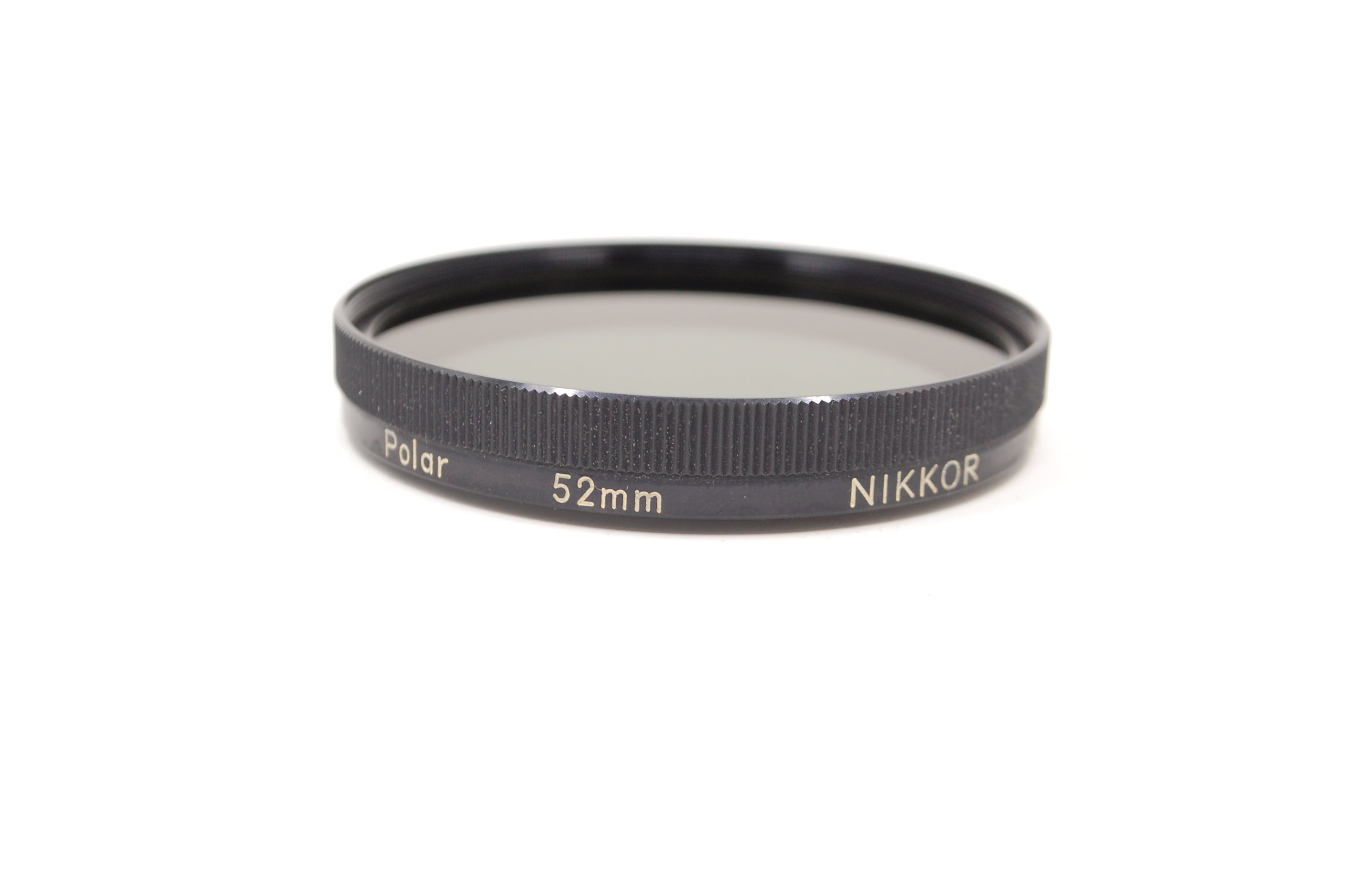 USED Nikkor Polarizing PL 52mm Filter W/ Leather Nippon Kogaku Case