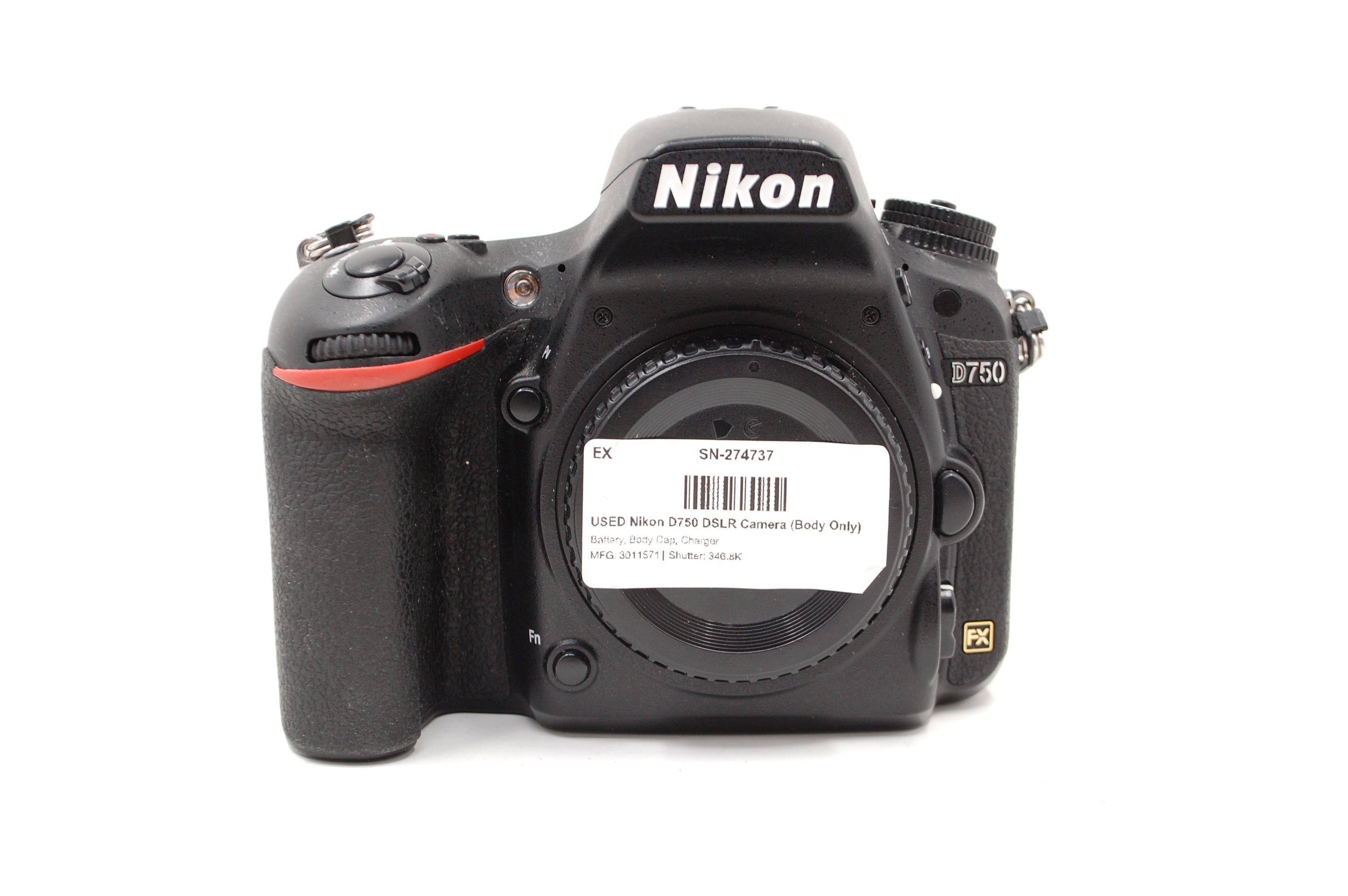 USED Nikon D750 DSLR Camera (Body Only)