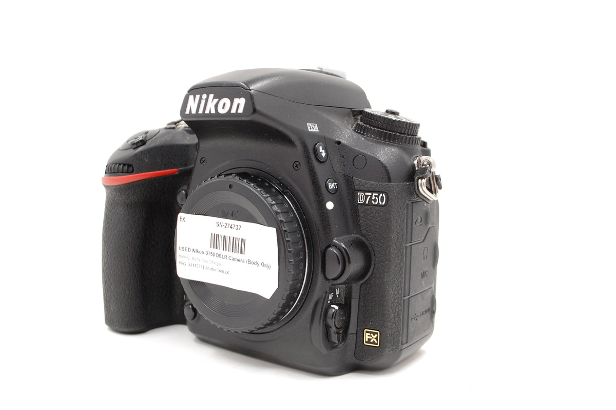USED Nikon D750 DSLR Camera (Body Only)