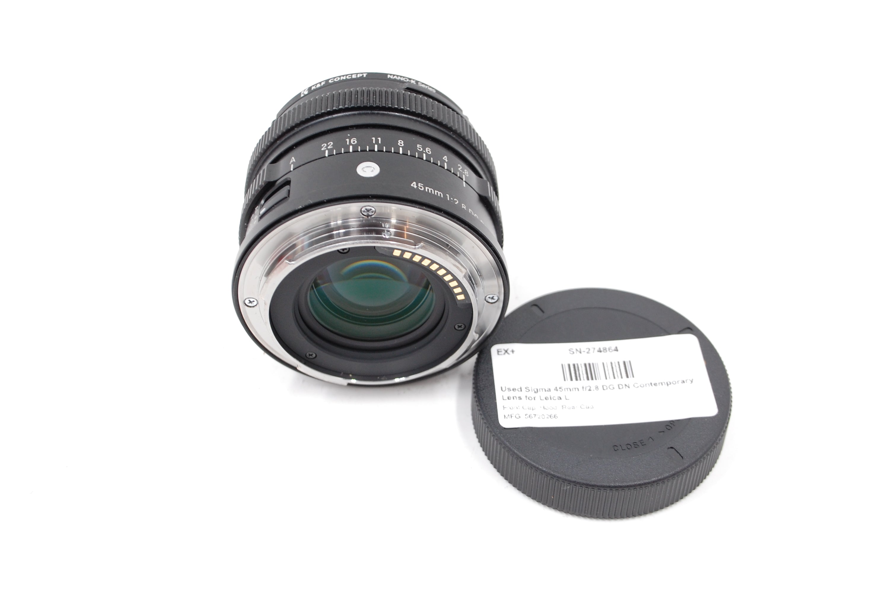 Used Sigma 45mm f/2.8 DG DN Contemporary Lens for Leica L