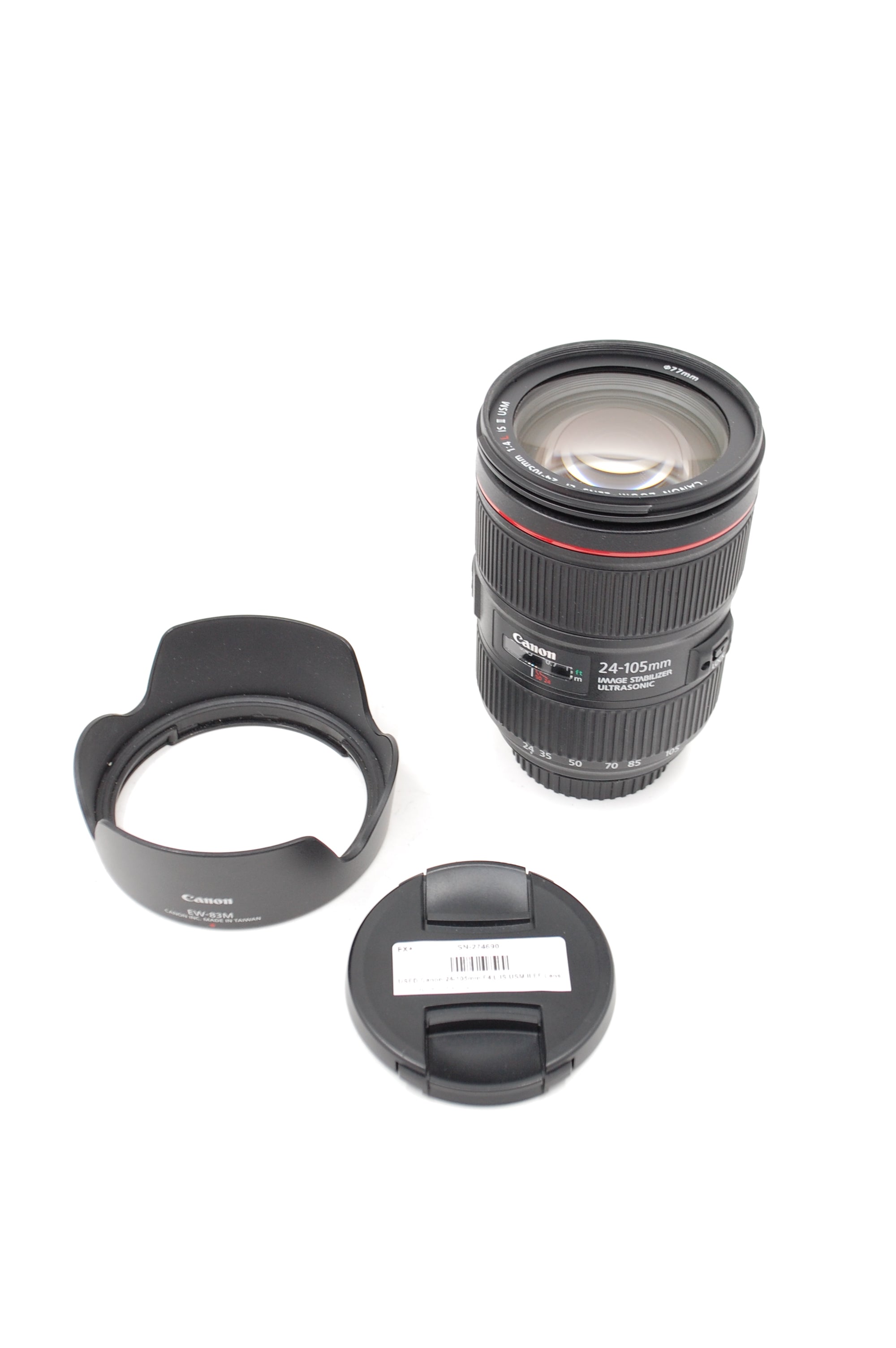 USED Canon 24-105mm F4 L IS USM II EF Lens