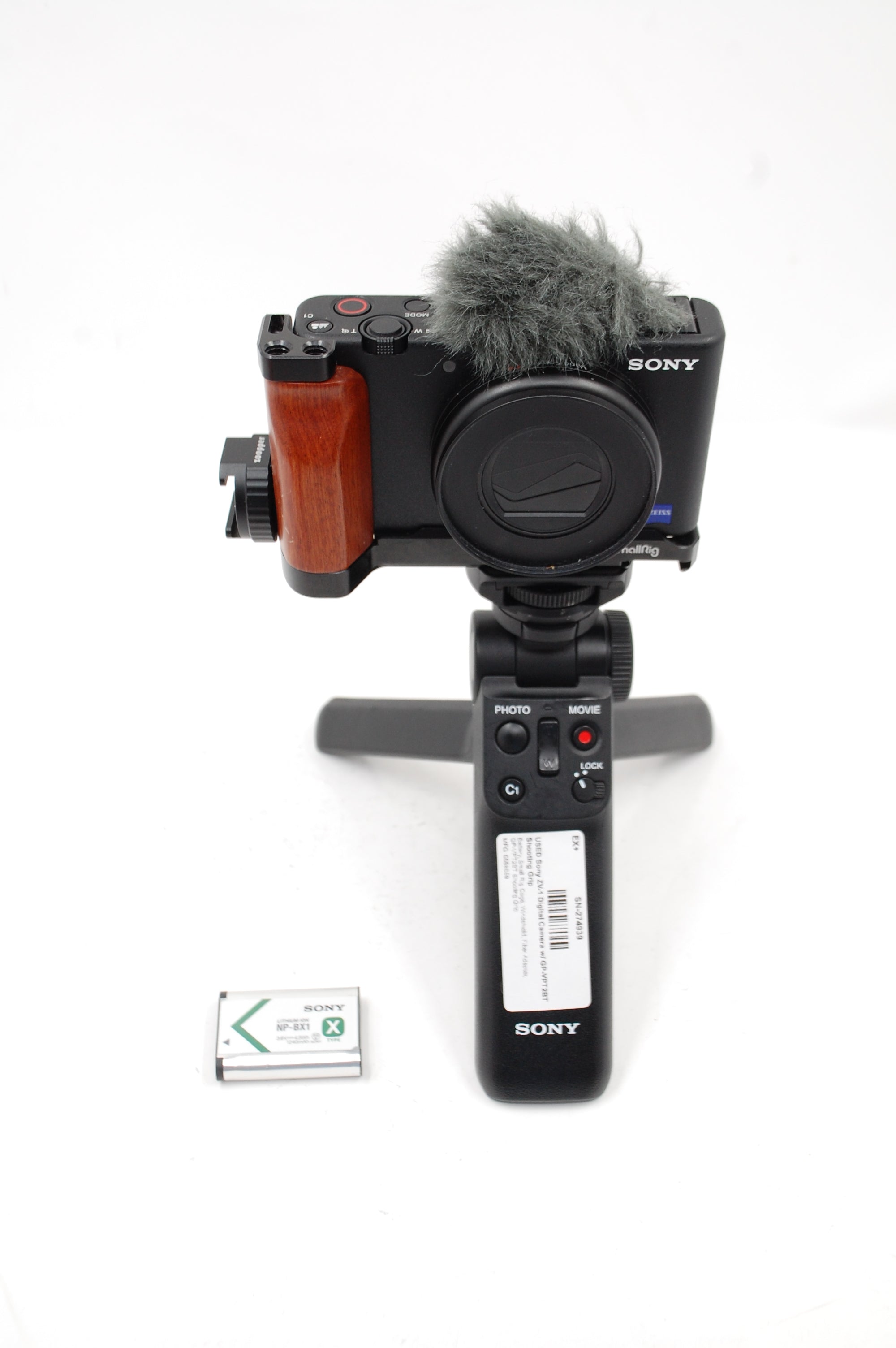 USED Sony ZV-1 Digital Camera w/ GP-VPT2BT Shooting Grip