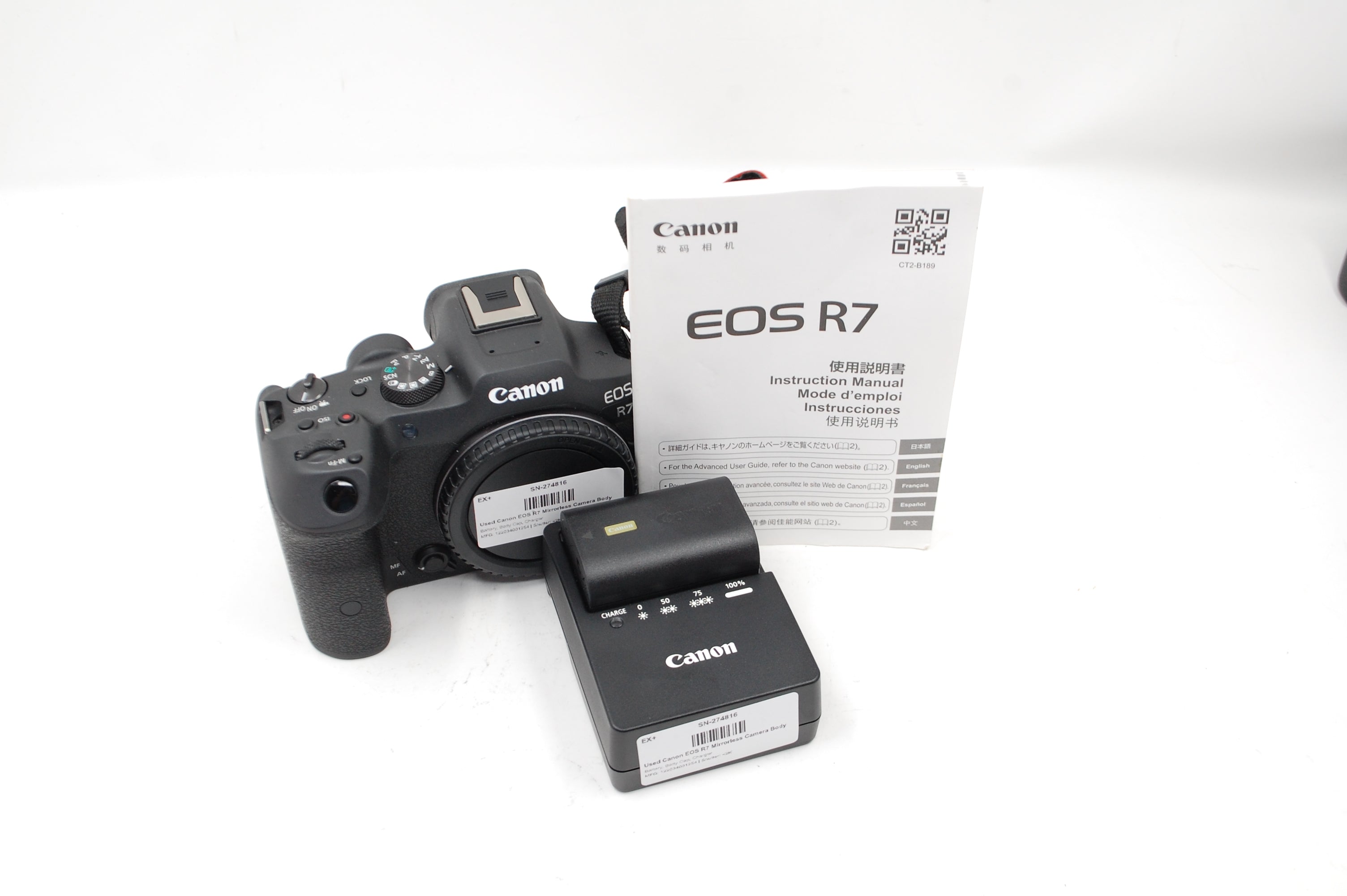 Used Canon EOS R7 Mirrorless Camera Body