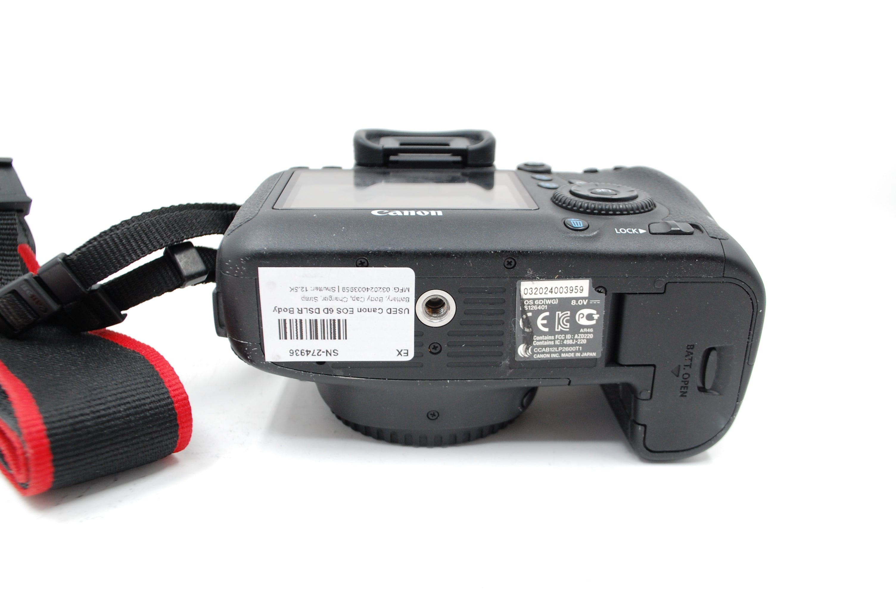 USED Canon EOS 6D DSLR Body