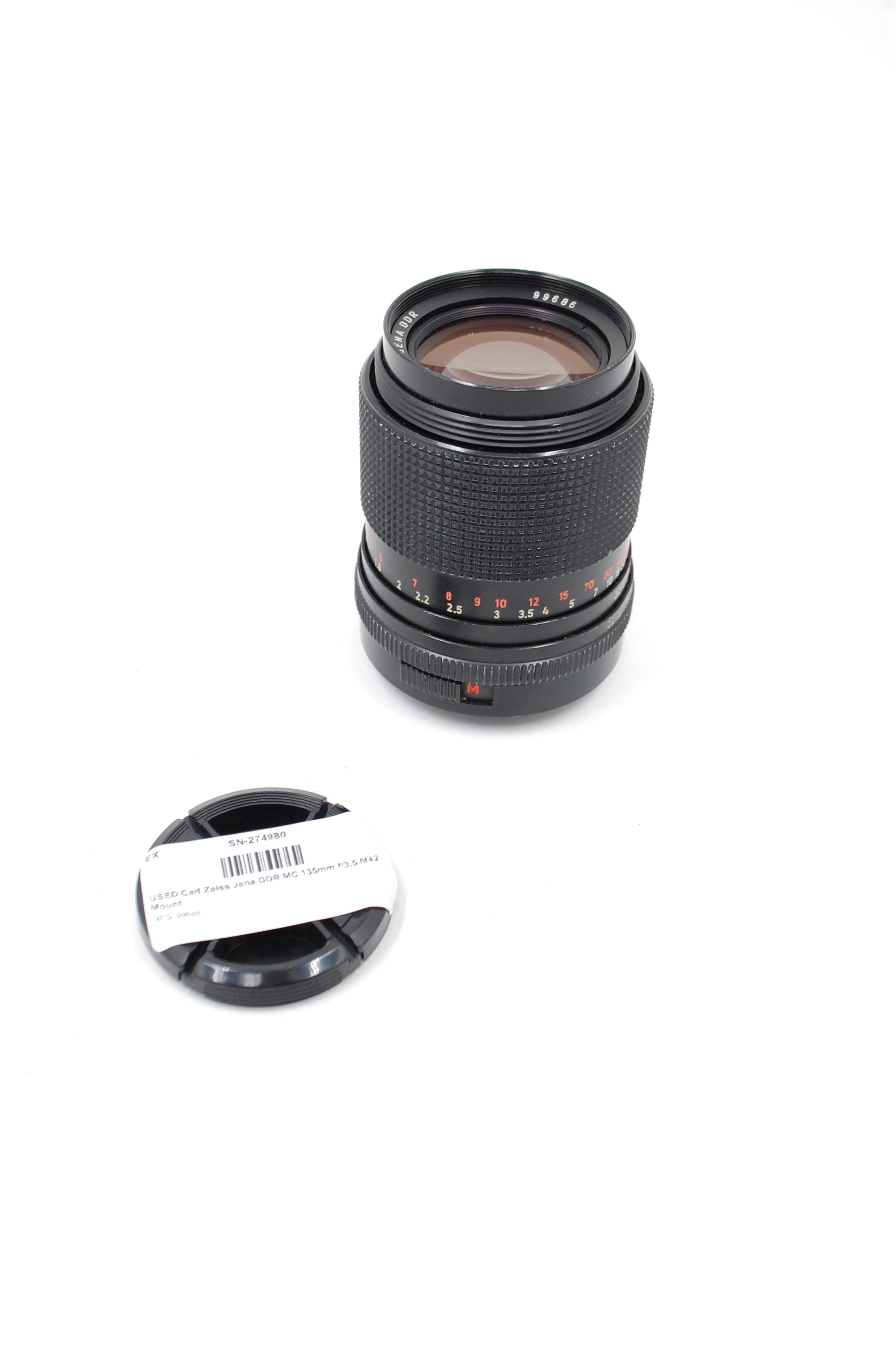 Carl Zeiss MC 135mm F3.5 M42マウント USED Carl Zeiss Jena DDR MC 135mm f/3.5 M42 Mount
