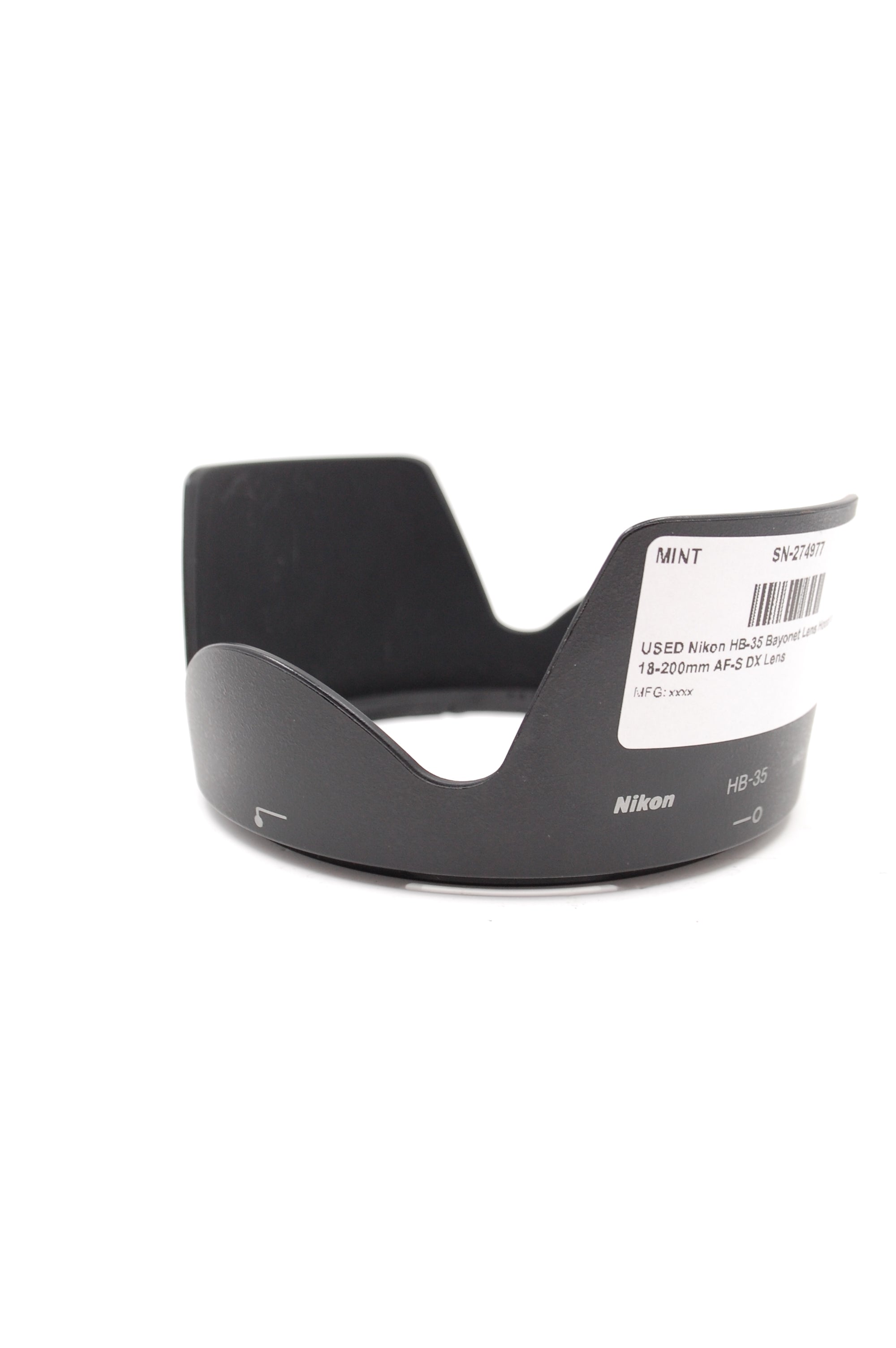 USED Nikon HB-35 Bayonet Lens Hood for 18-200mm AF-S DX Lens