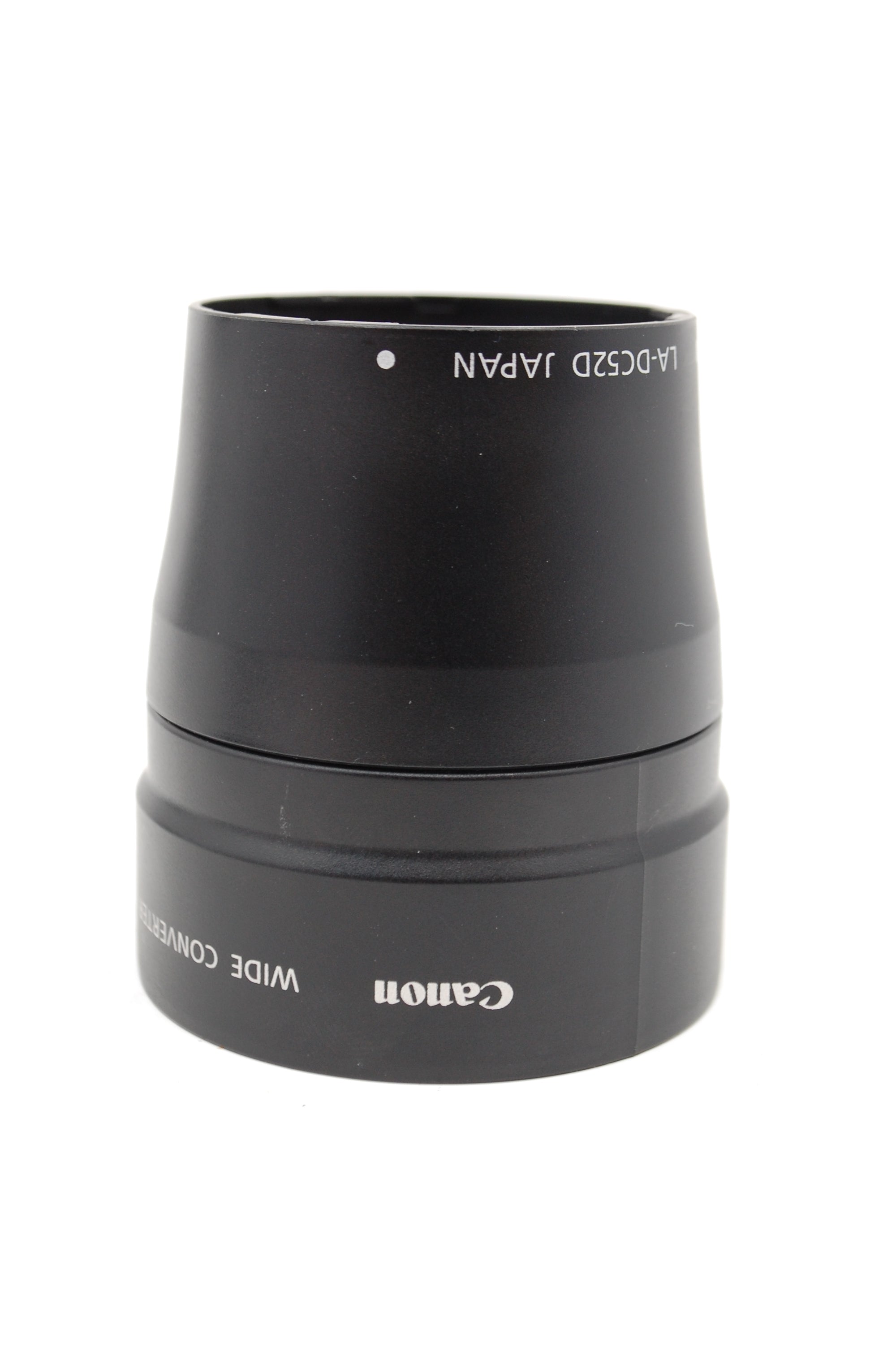 Used Canon WC-DC52 0.7x Wide Converter w/ LA-DC52D Adapter