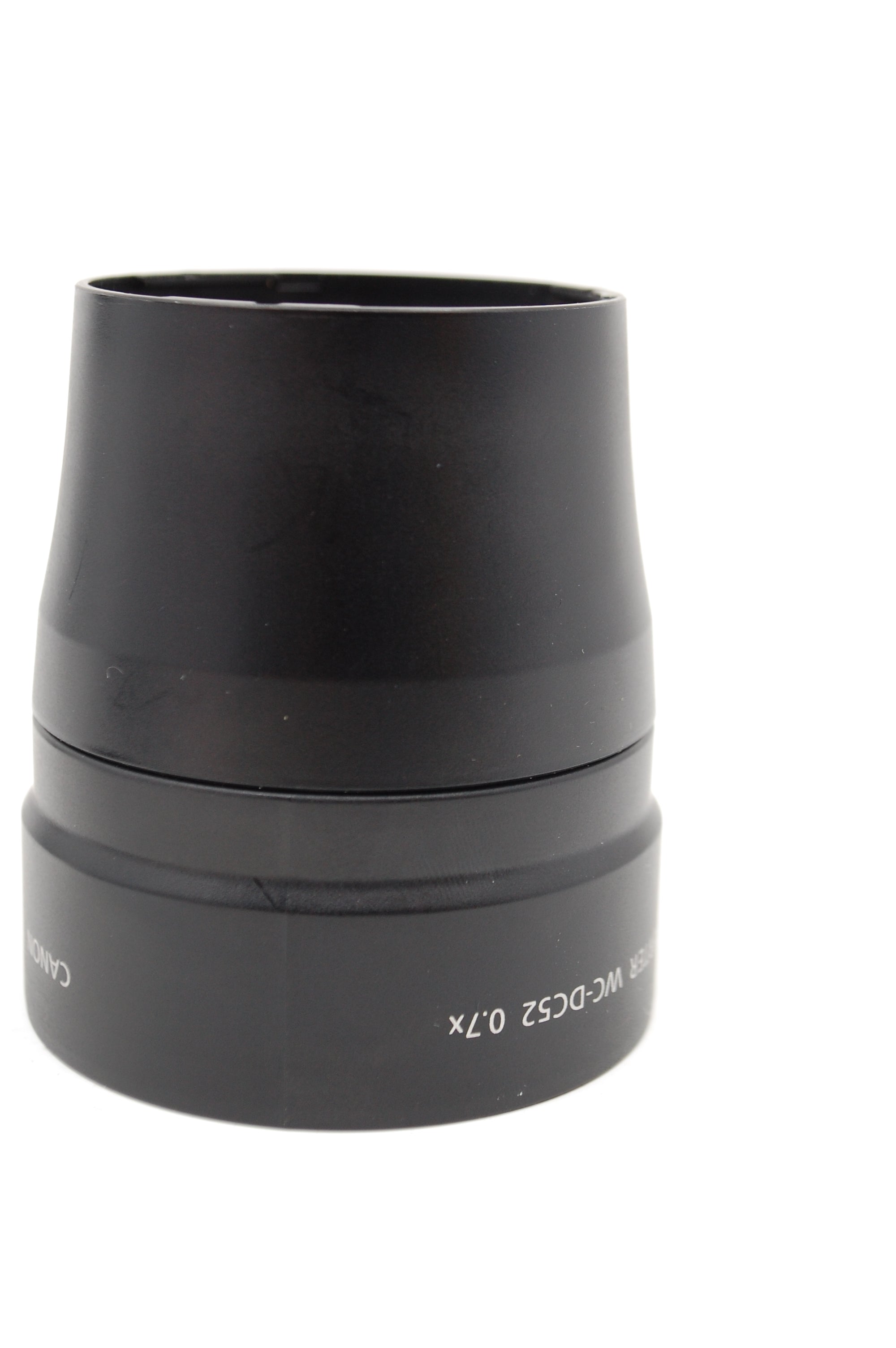 Used Canon WC-DC52 0.7x Wide Converter w/ LA-DC52D Adapter