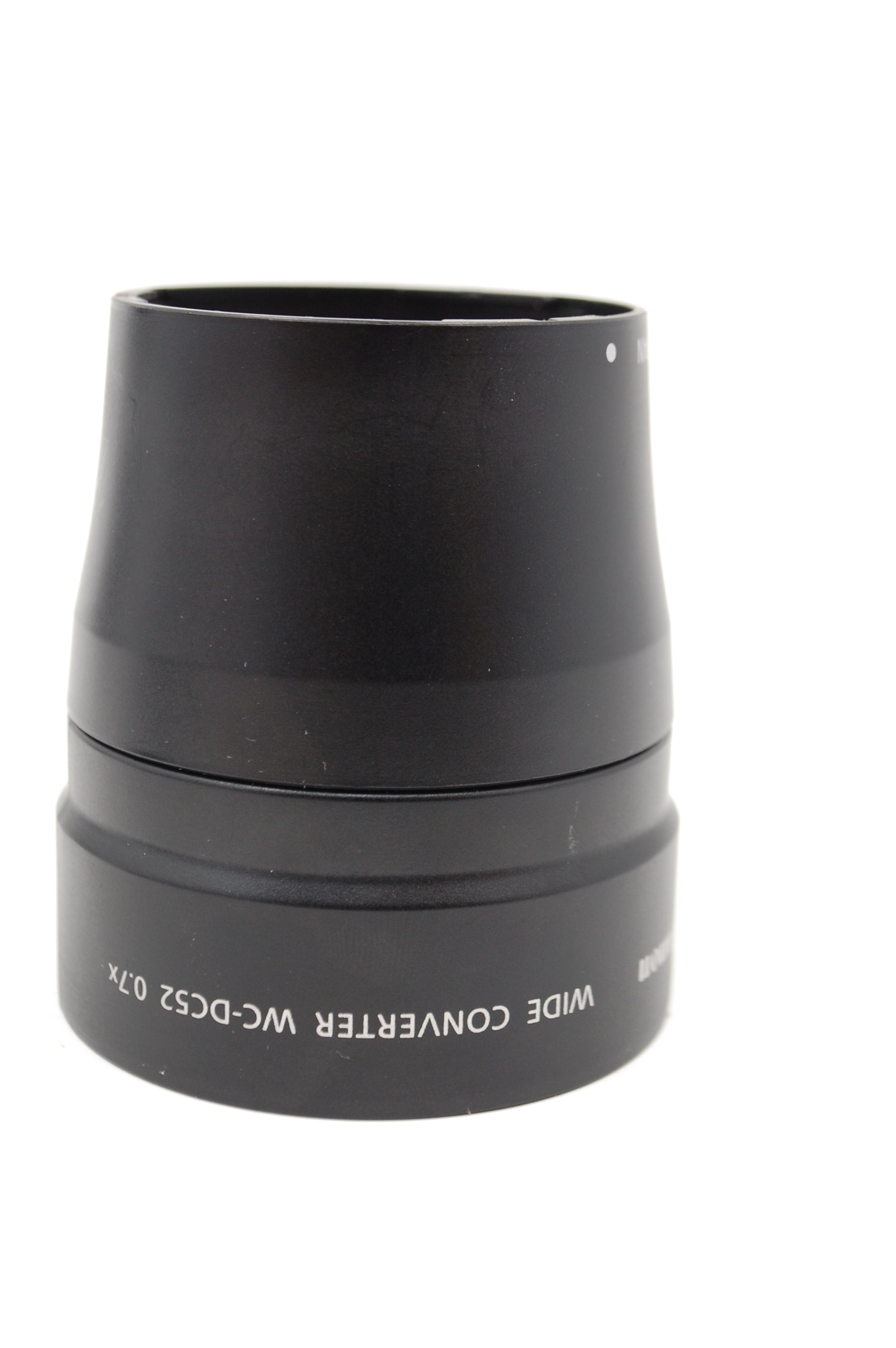 Used Canon WC-DC52 0.7x Wide Converter w/ LA-DC52D Adapter