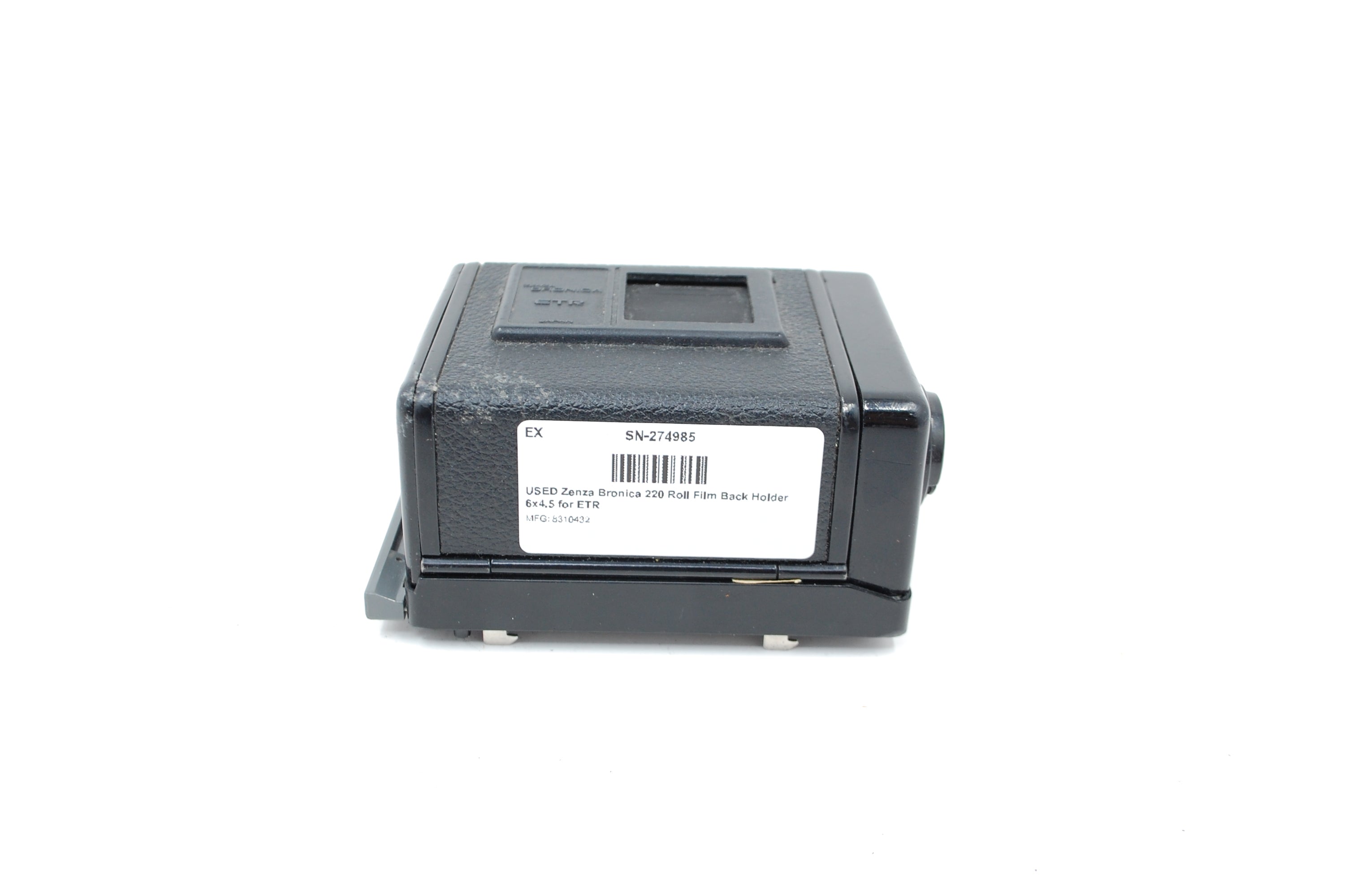USED Zenza Bronica 220 Roll Film Back Holder 6x4.5 for ETR