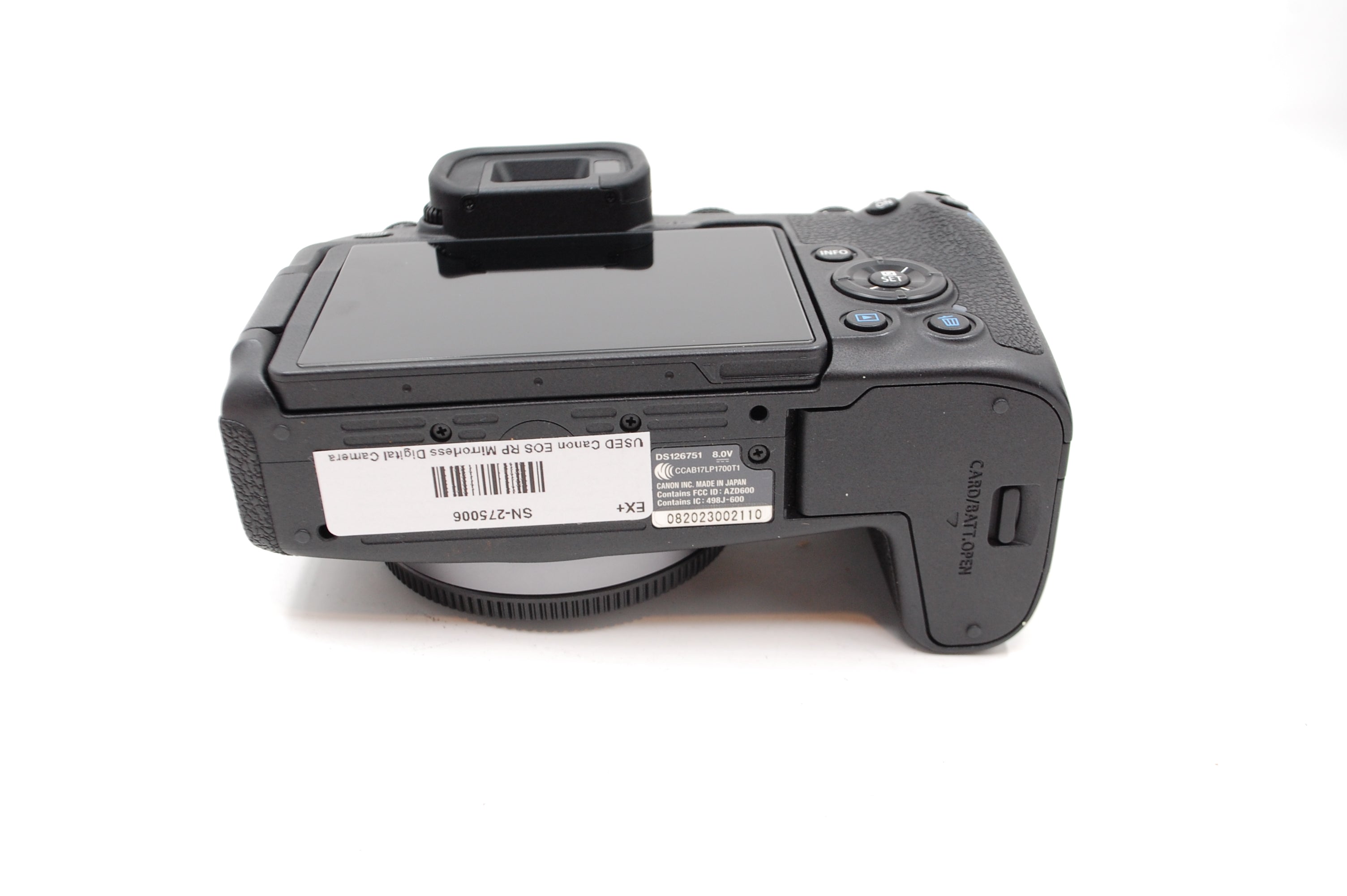 USED Canon EOS RP Mirrorless Digital Camera (Body Only)