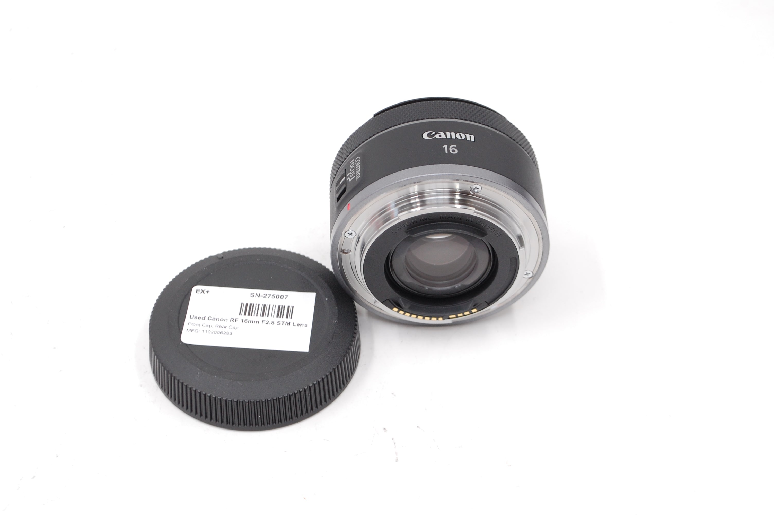Used Canon RF 16mm F2.8 STM Lens