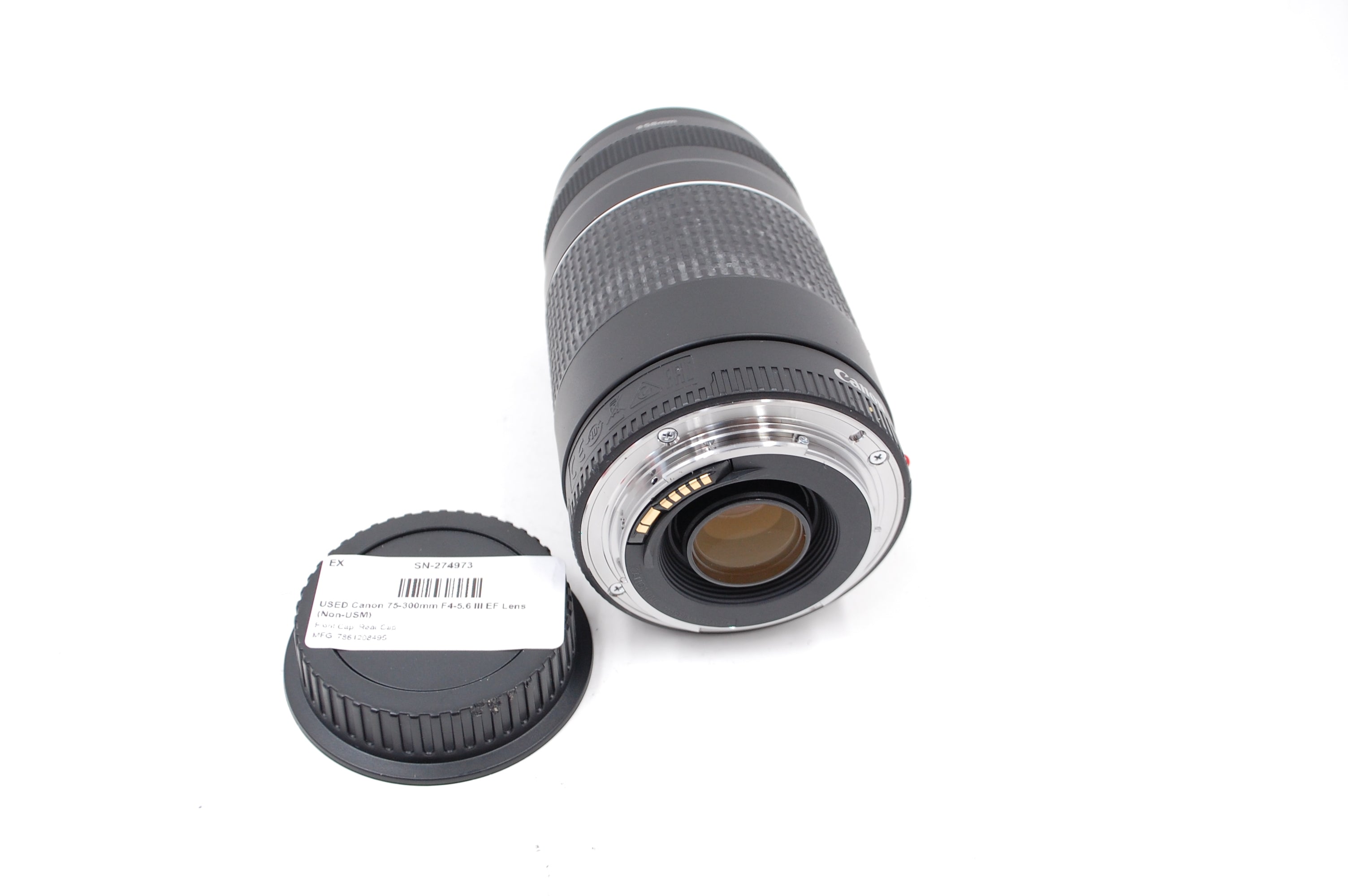 USED Canon 75-300mm F4-5.6 III EF Lens (Non-USM)
