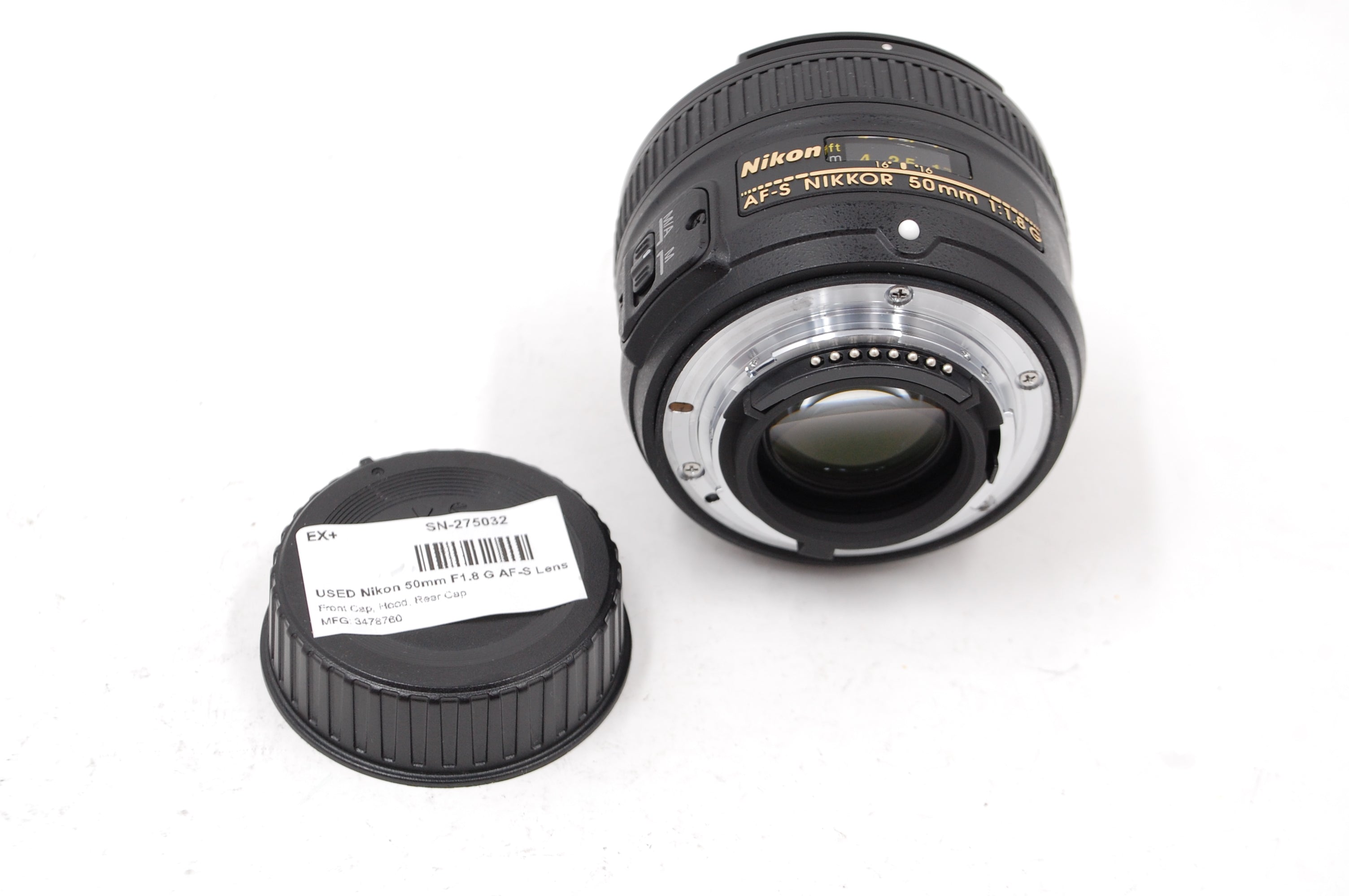 USED Nikon 50mm F1.8 G AF-S Lens