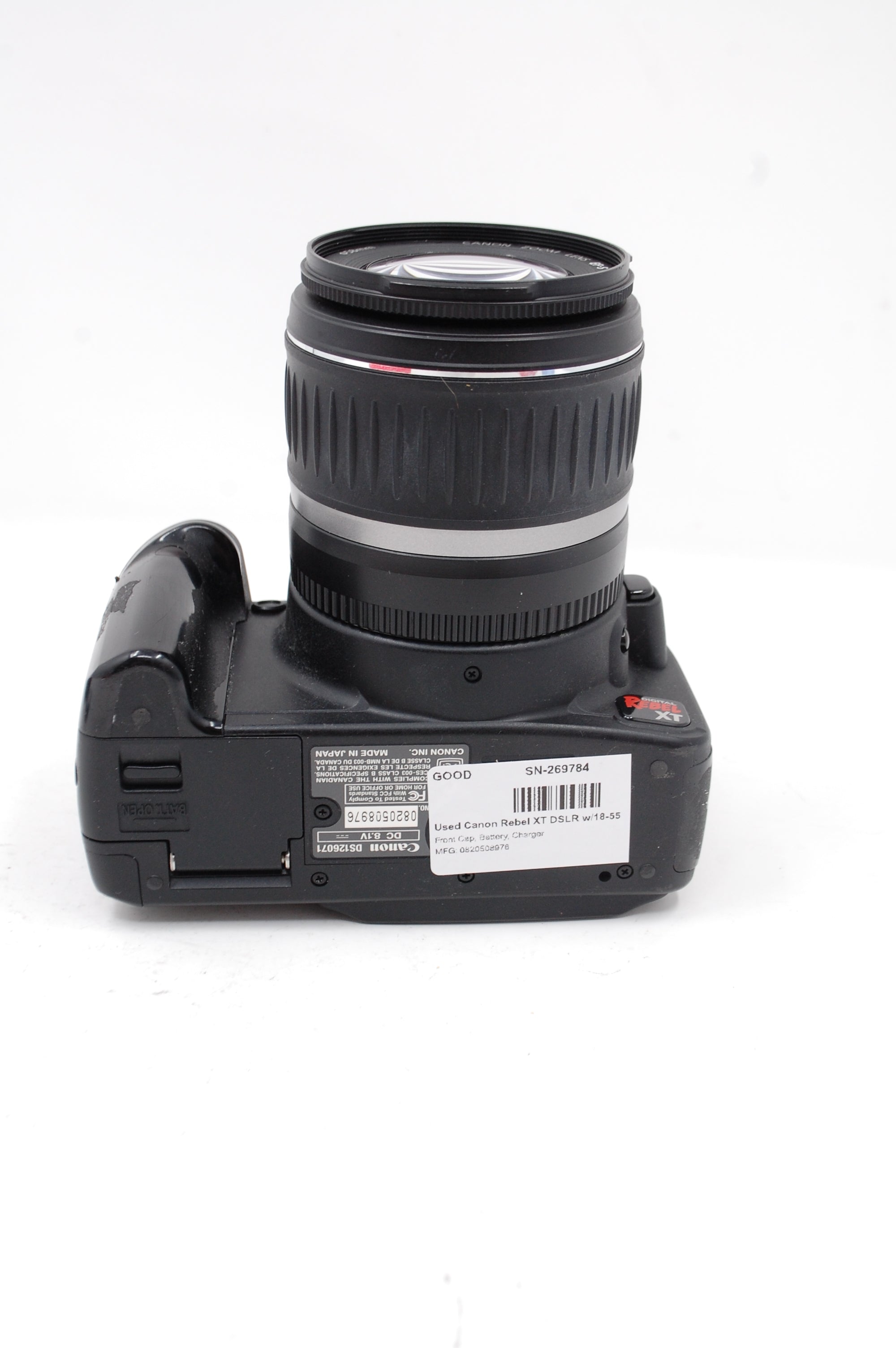 Used Canon Rebel XT DSLR w/18-55