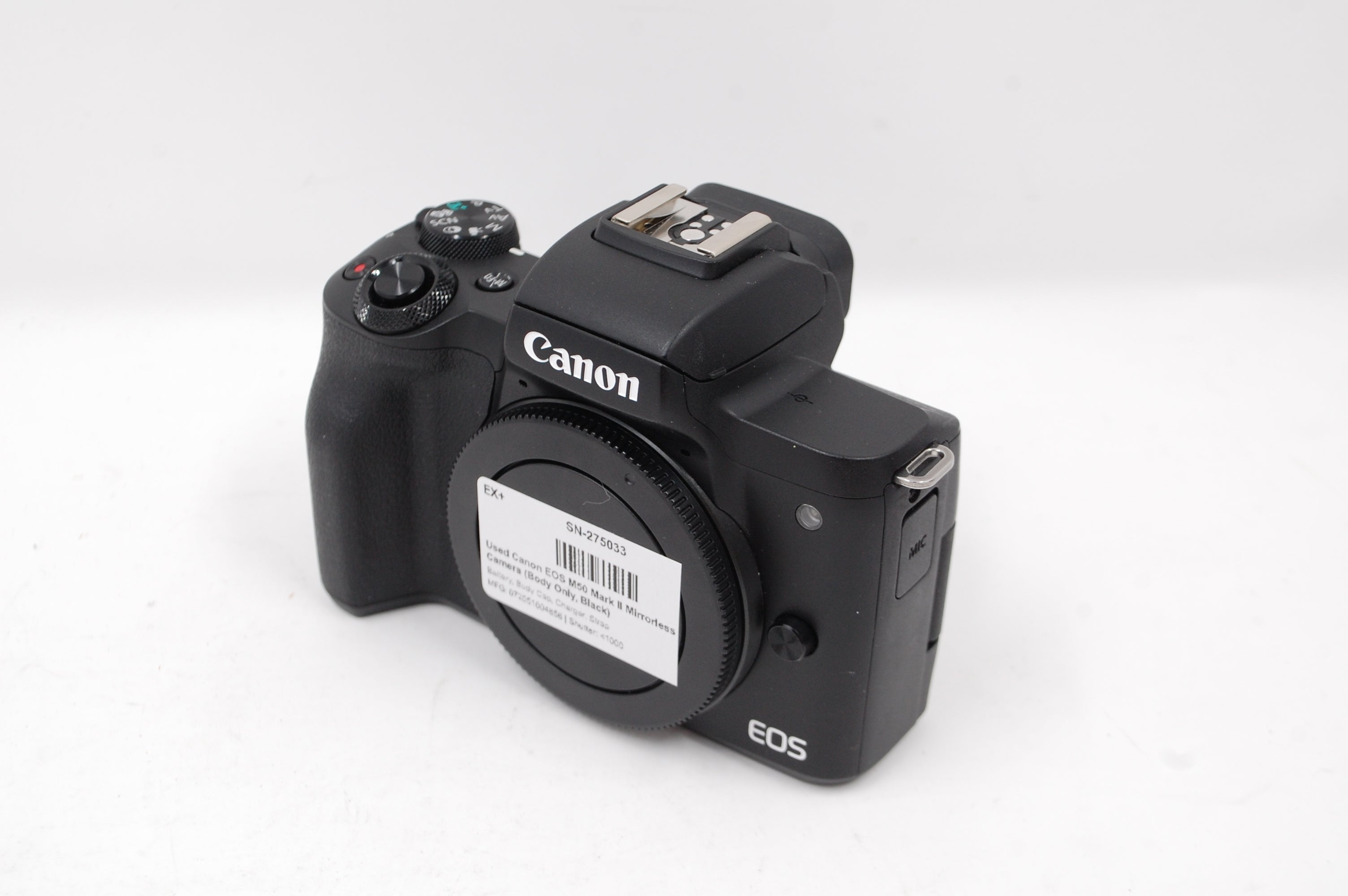 Used Canon EOS M50 Mark II Mirrorless Digital Camera (Body Only, Black)