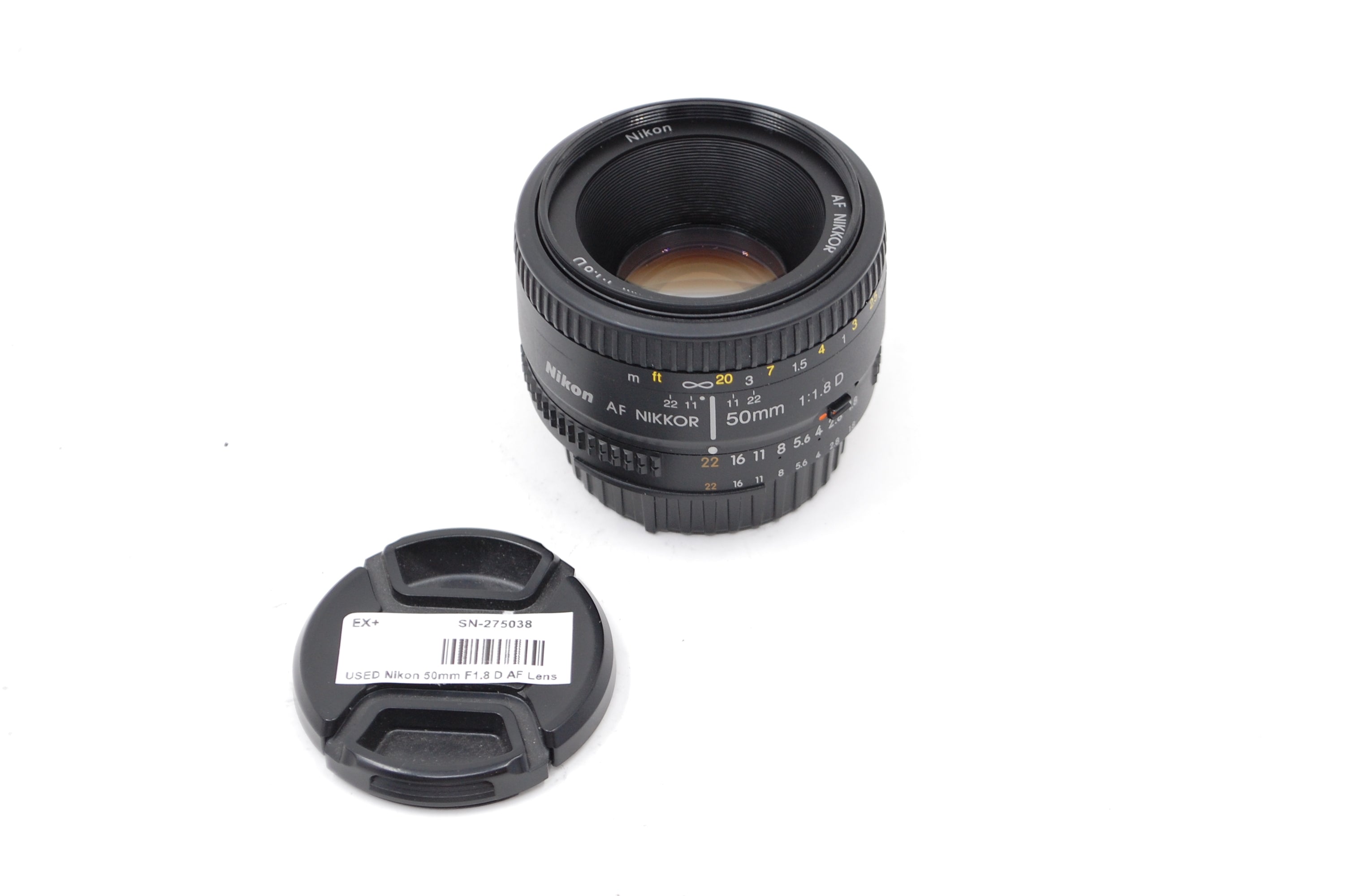 USED Nikon 50mm F1.8 D AF Lens