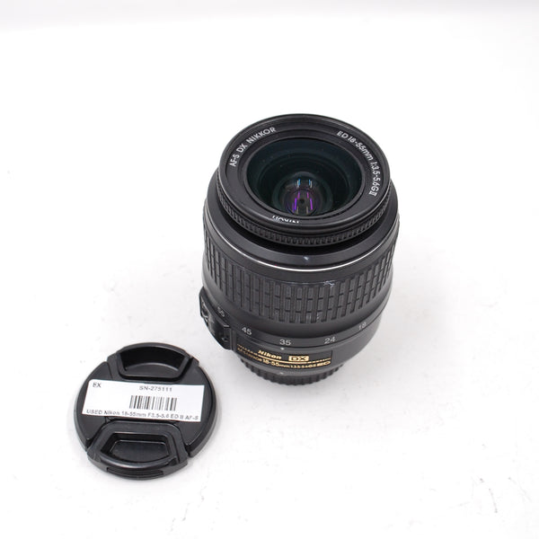 USED Nikon 18-55mm F3.5-5.6 ED II AF-S