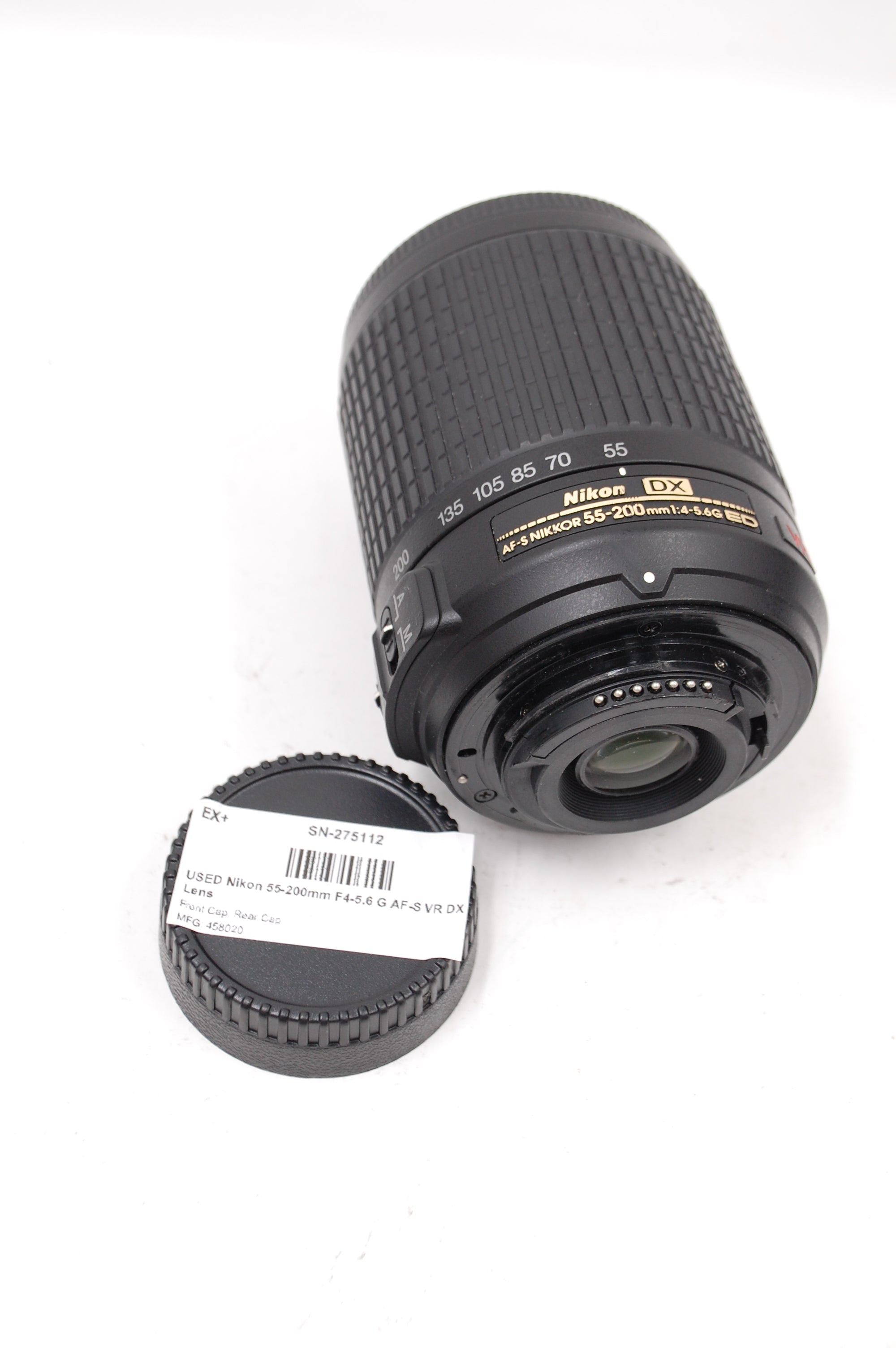USED Nikon 55-200mm F4-5.6 G AF-S VR DX Lens