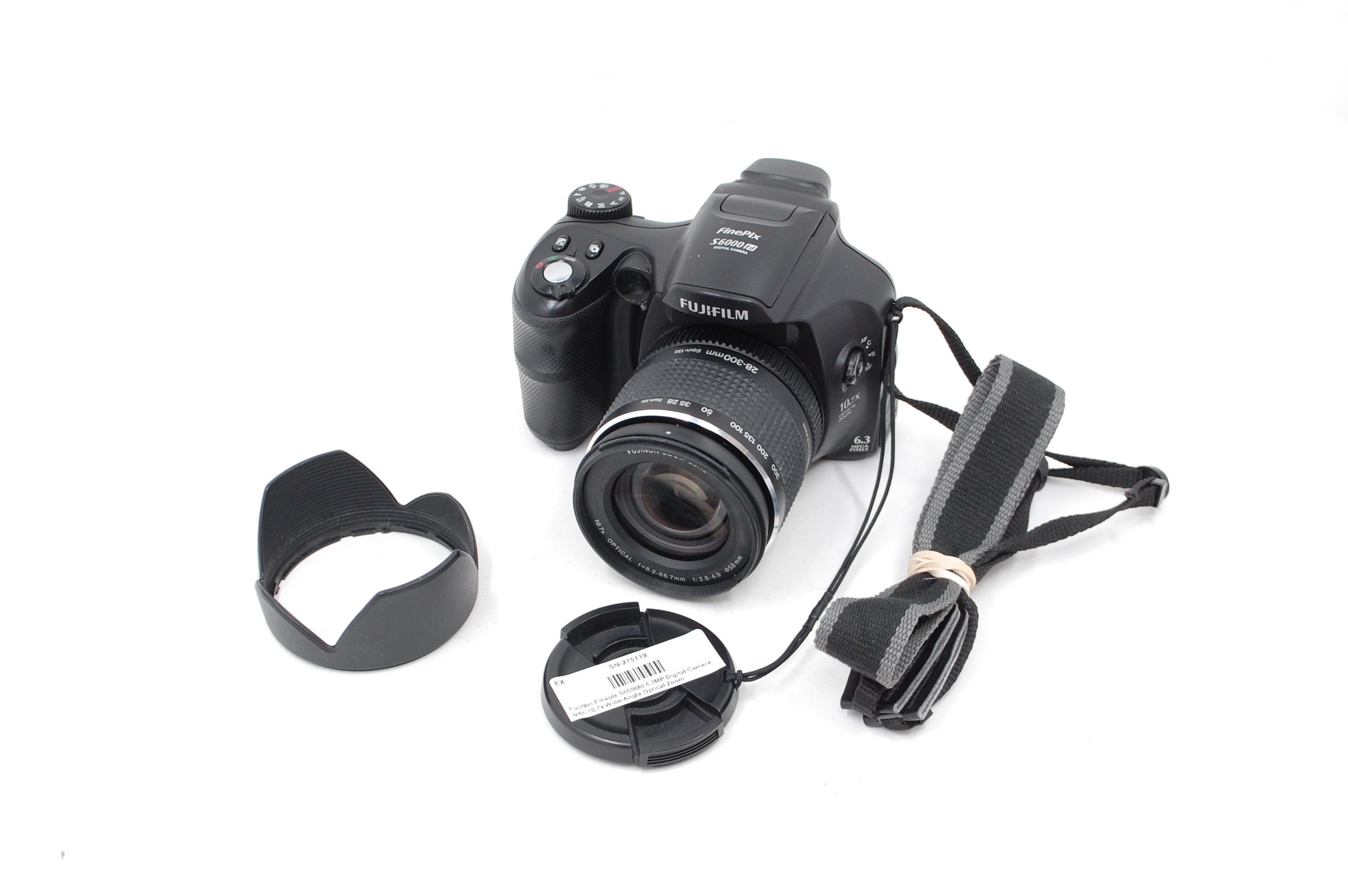 Fujifilm Finepix S6000fd 6.3MP Digital Camera with 10.7x Wide-Angle Optical Zoom