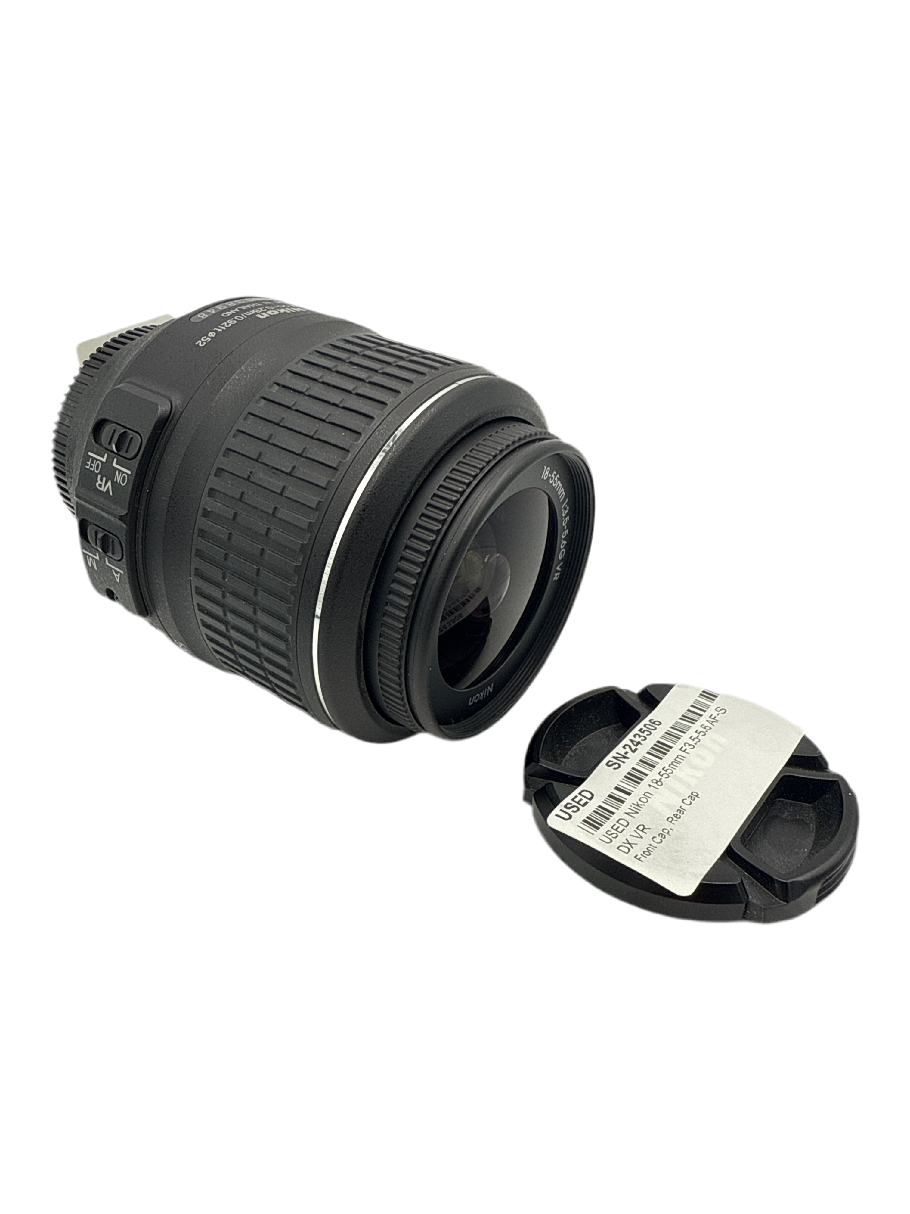 USED Nikon 18-55mm F3.5-5.6 AF-S DX VR