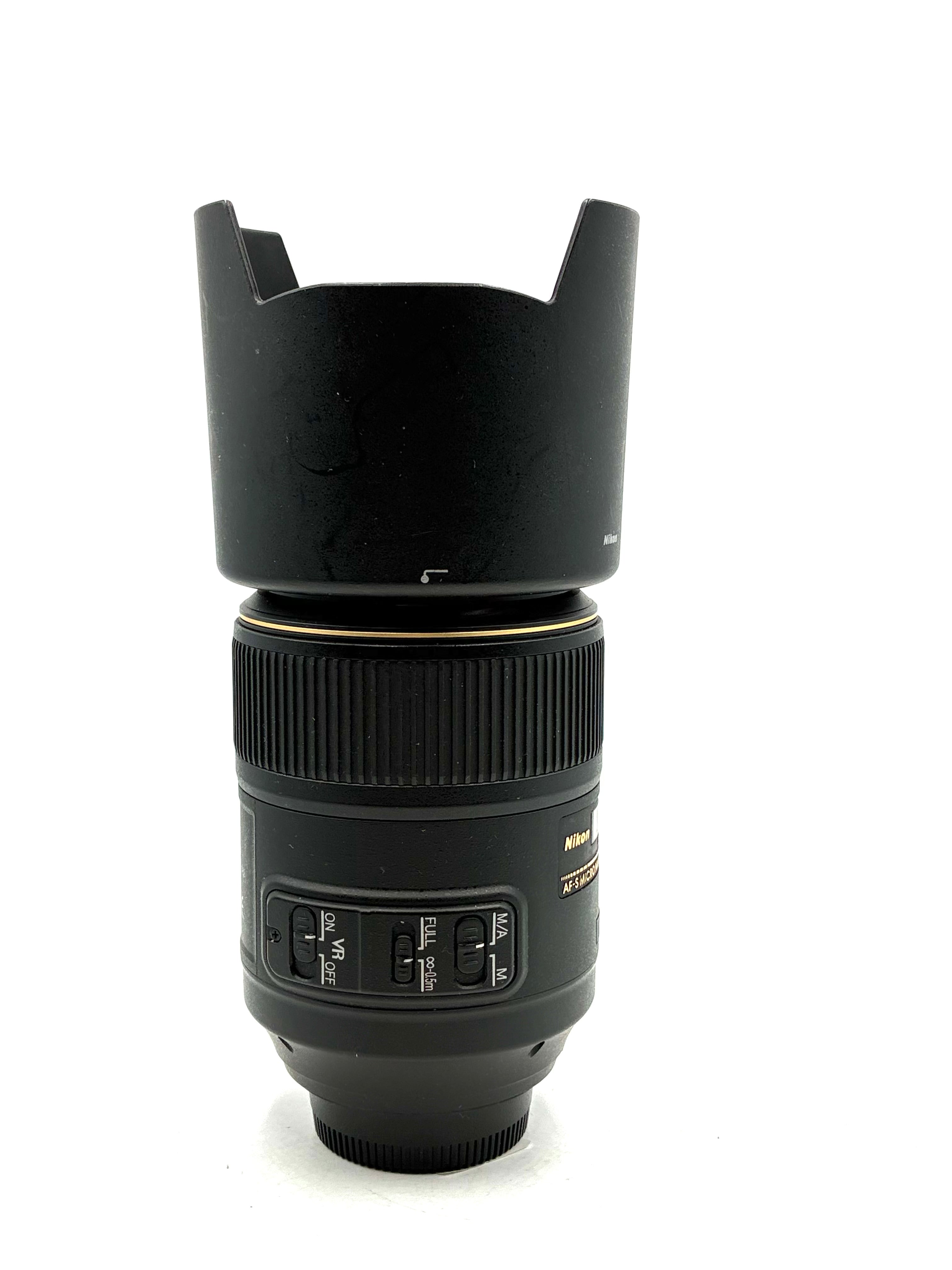 USED Nikon 105mm f2.8 G ED AF-S VR Micro Lens