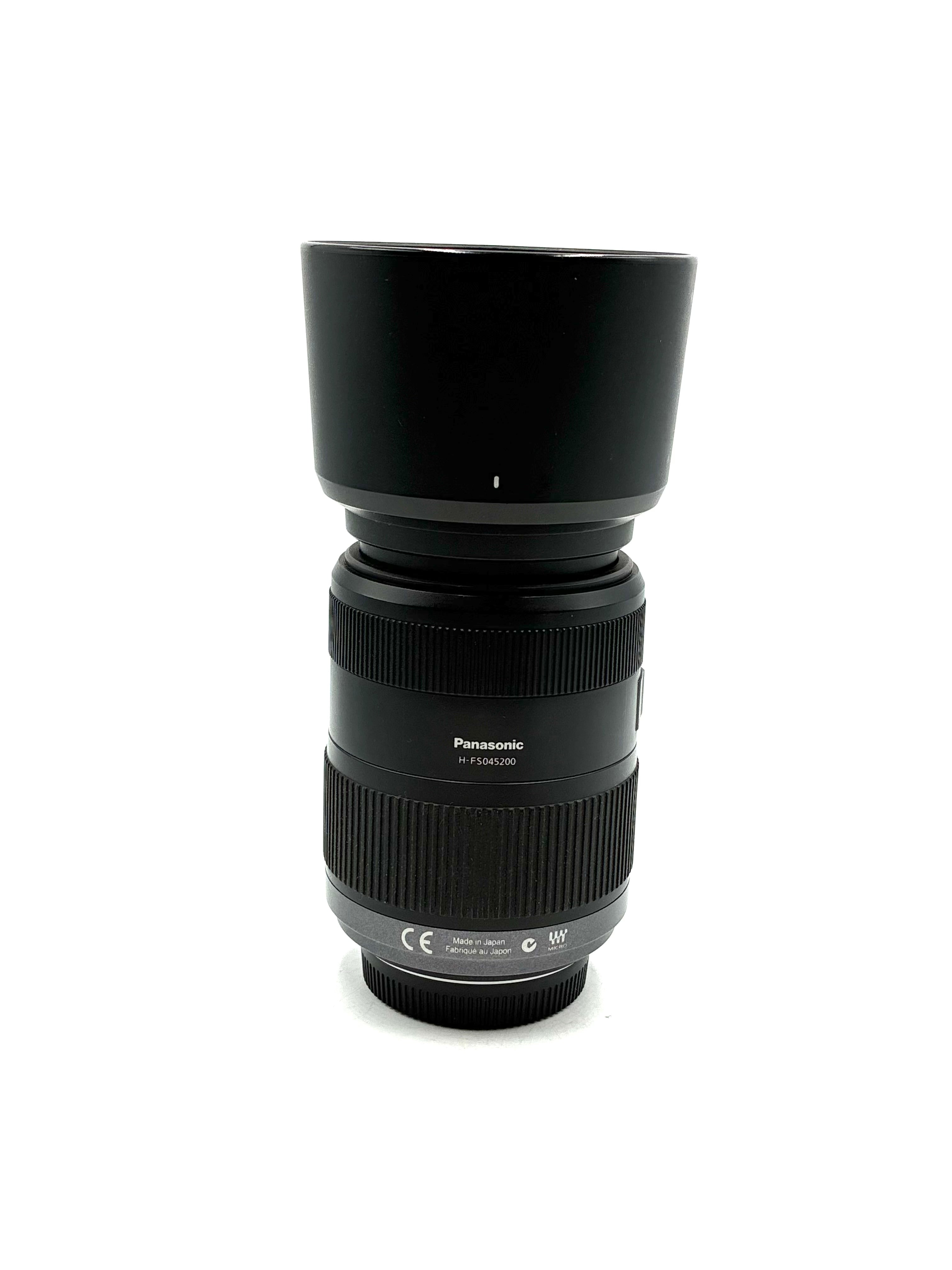 Used Panasonic 45-200mm F4-5.6 Mega O.I.S Lumix G Vario (Version 1) Micro Four Thirds Lens