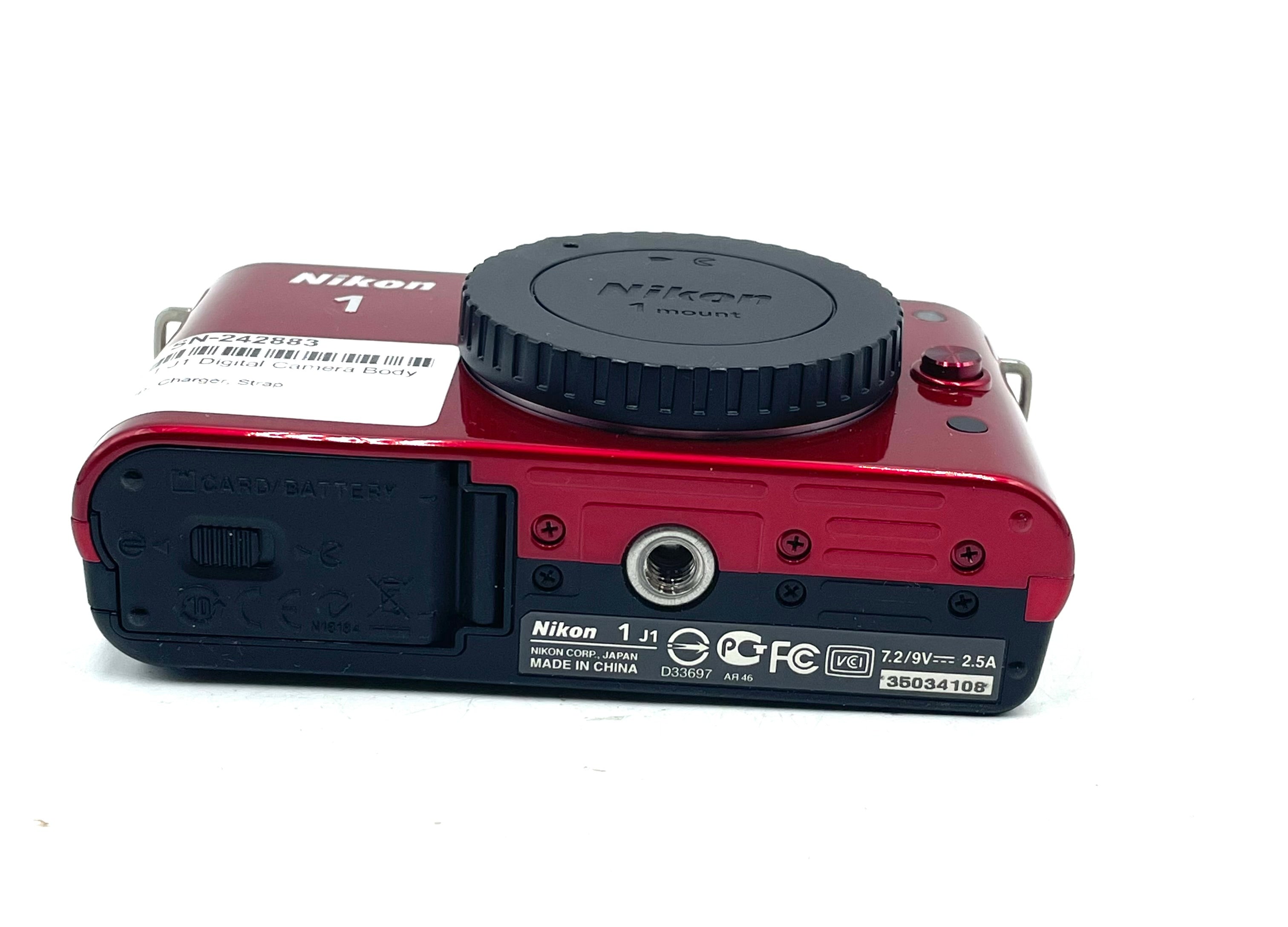USED Nikon 1 J1 Digital Camera Body (Red)