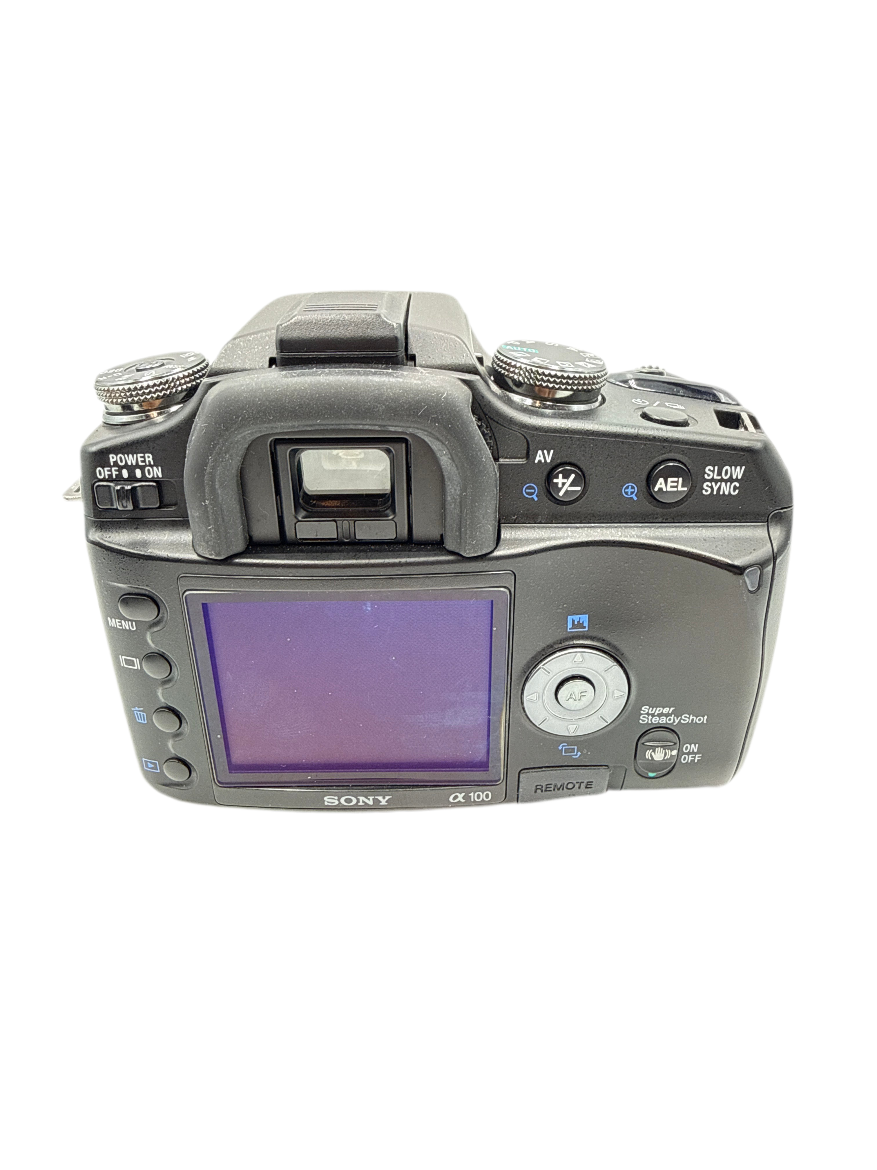 USED Sony A-100 DSLR Camera W/ 28-80mm F3.5-5.6