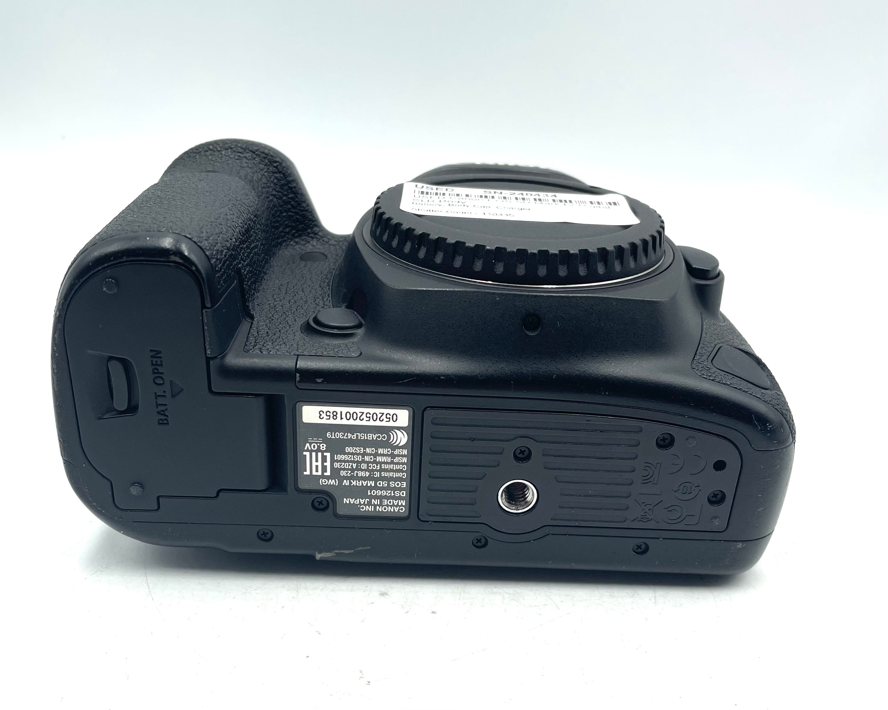 USED Canon EOS 5D Mark IV Digital SLR Body