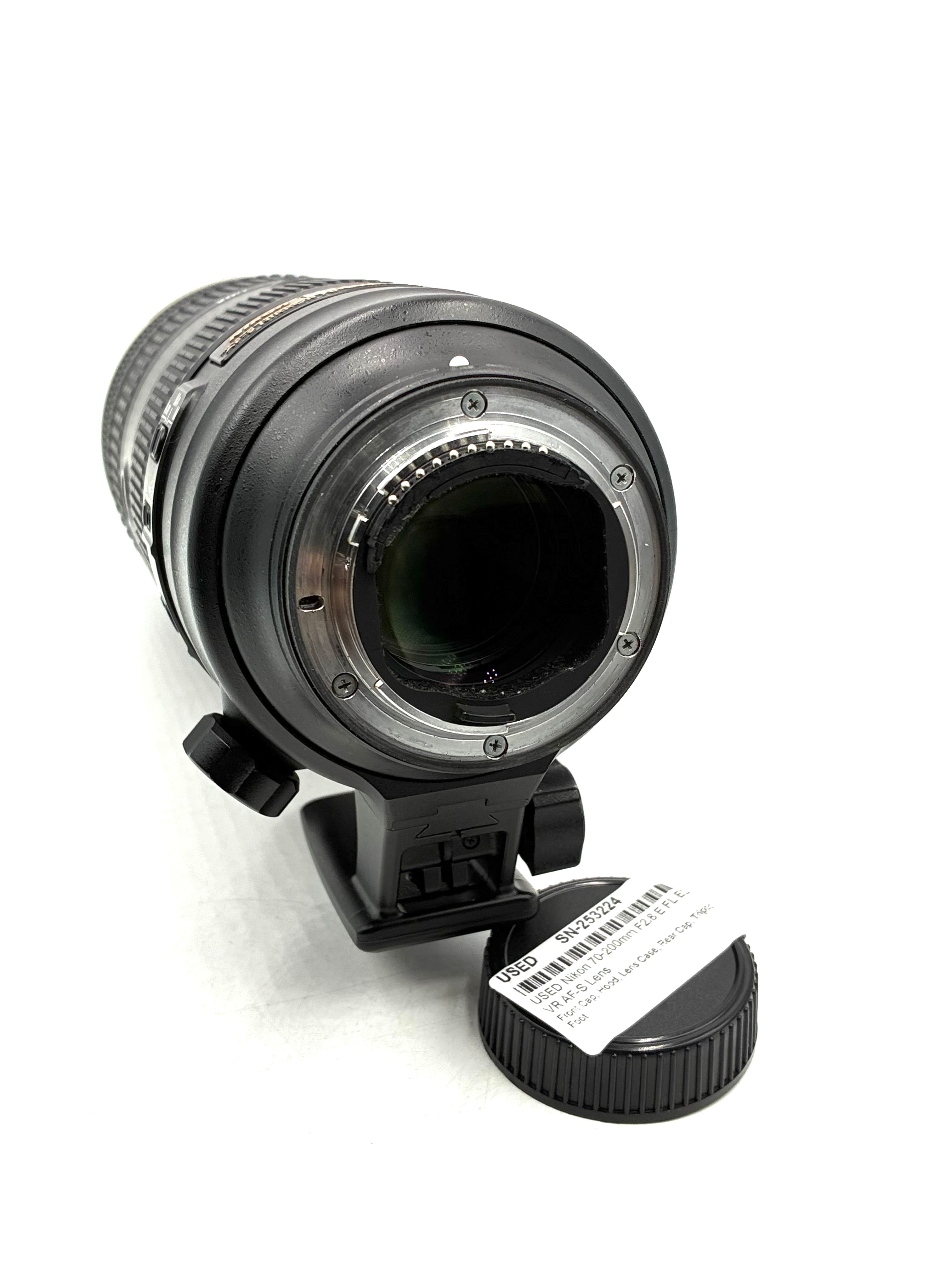 USED Nikon 70-200mm F2.8 E FL ED VR AF-S Lens