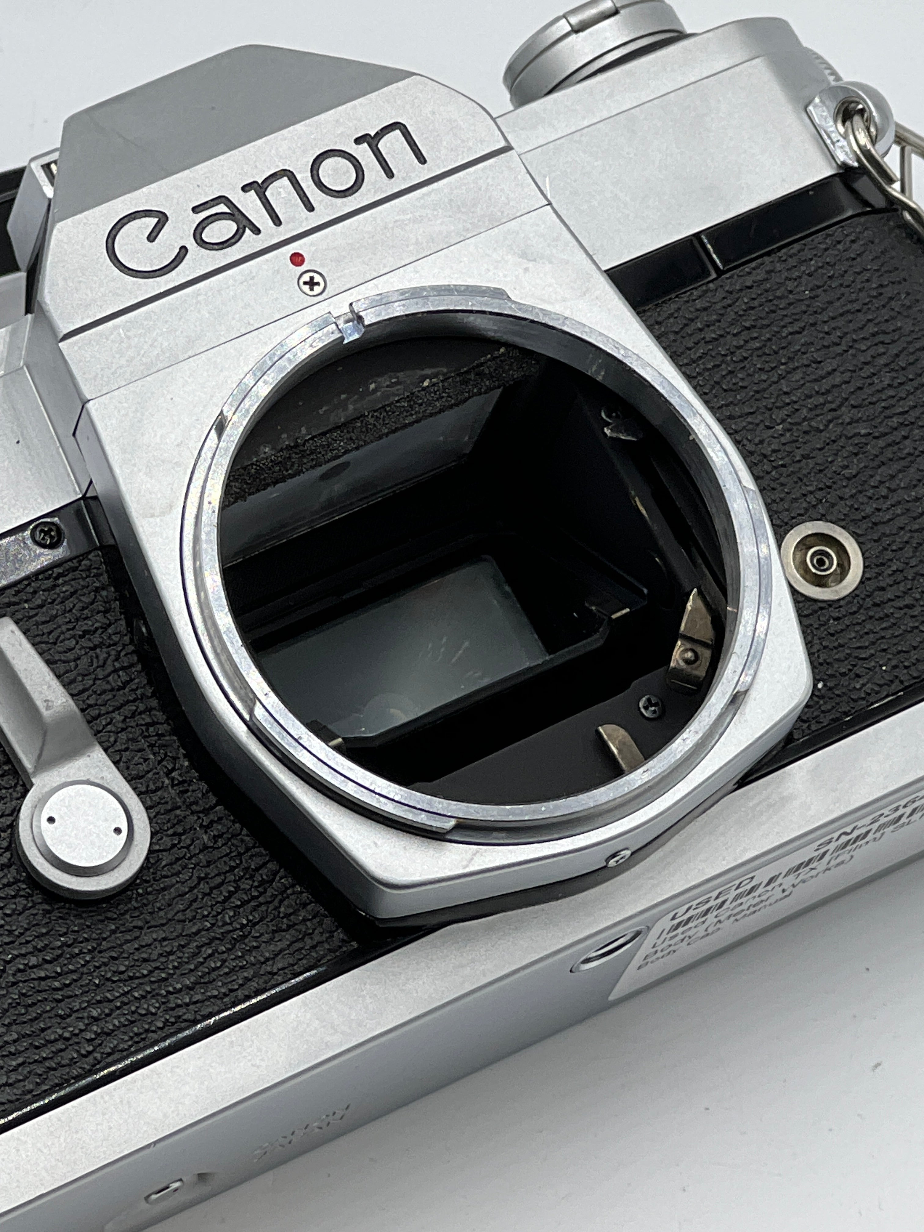 Used Canon TX [Film] SLR (Silver) Body (Meter Works)