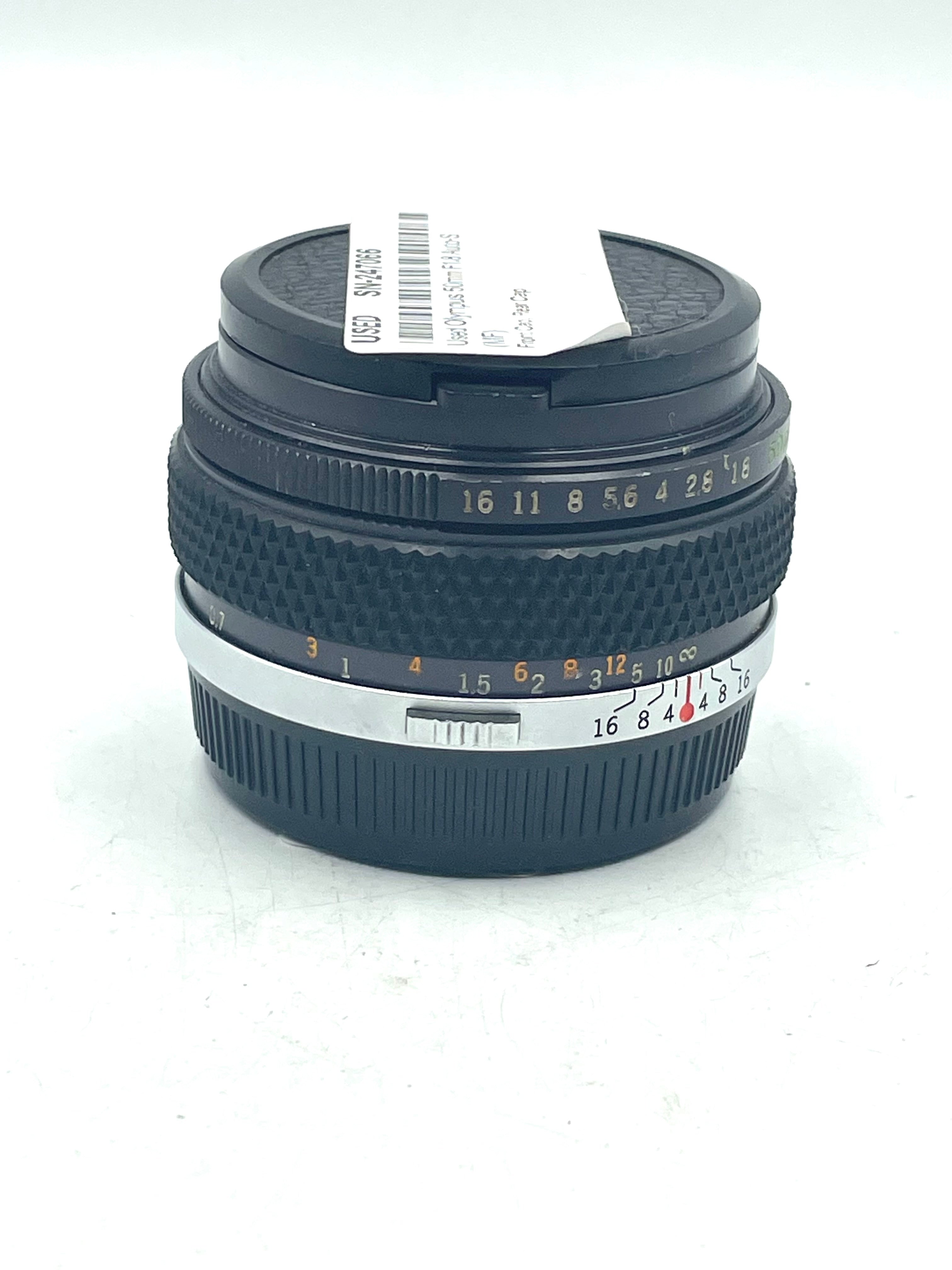 Used Olympus 50mm F1.8 Auto-S (MF)